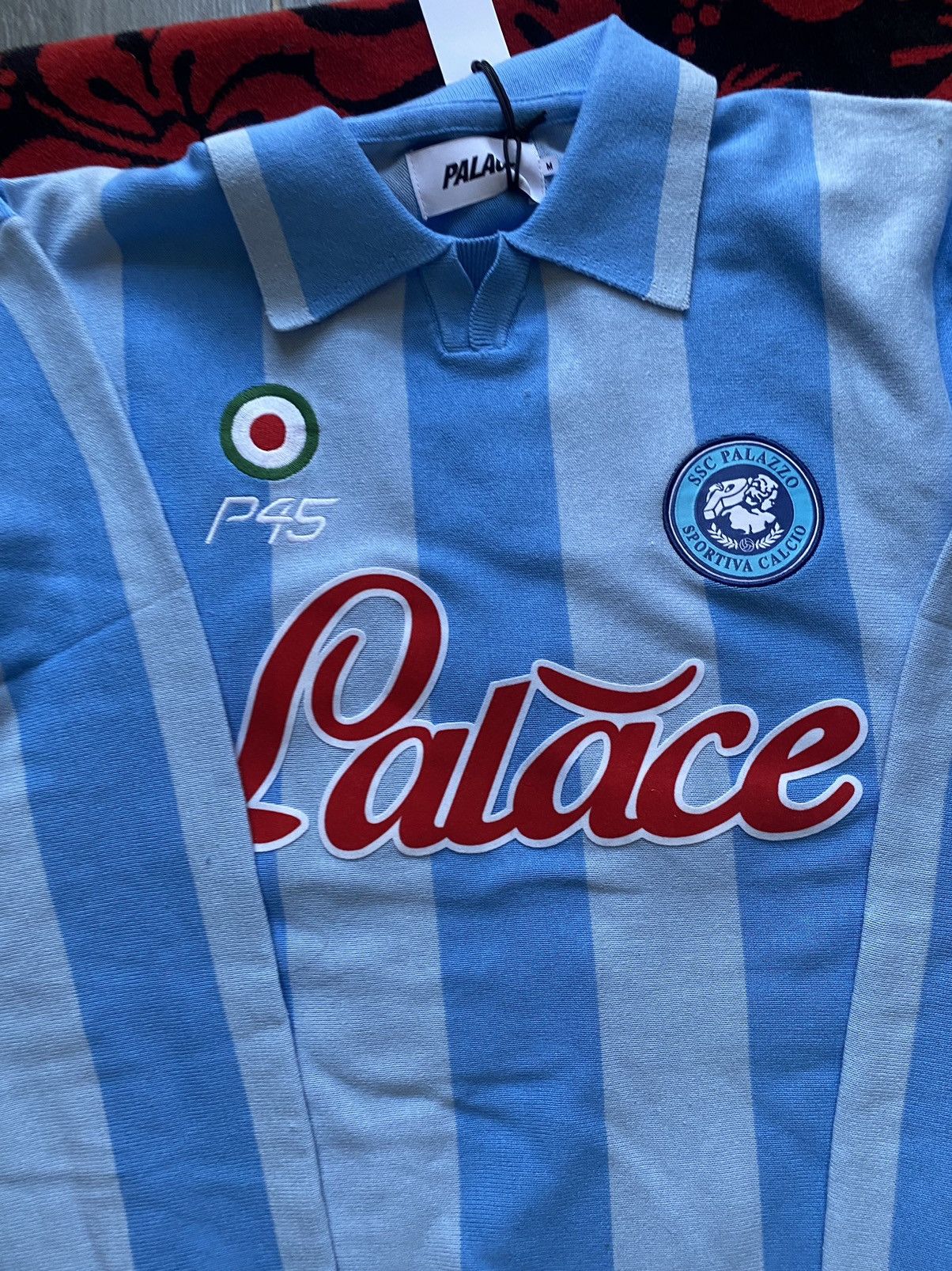 Palace Palace Vesuvio Knit Blue size Medium In Hand | Grailed Palace Palace Vesuvio Knit Blue size Medium In Hand | Grailed
