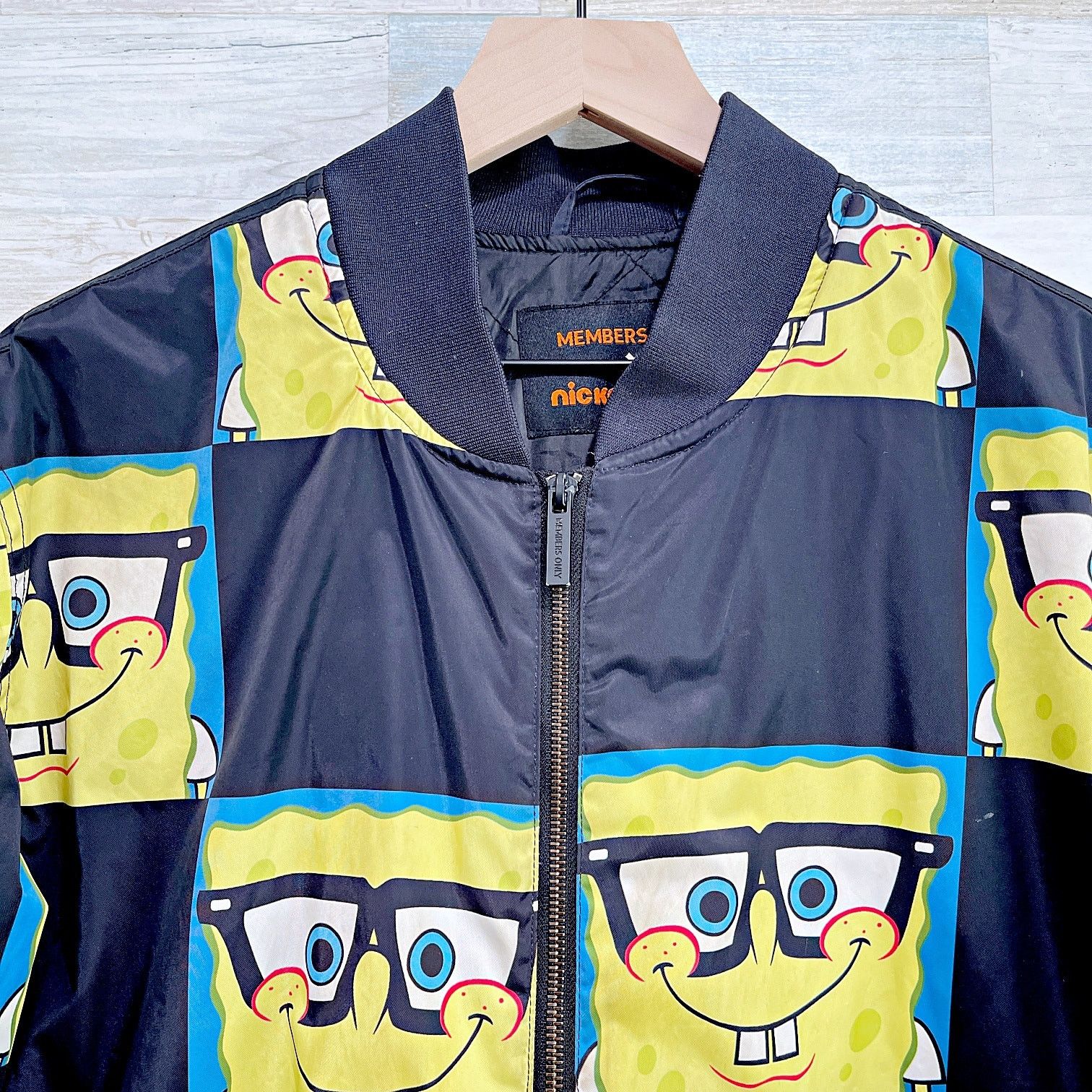 Members Only × Nickelodeon Members Only x Nickelodeon Spongebob Bomber Jacket Mens L Size US L / EU 52-54 / 3 - 2 Thumbnail