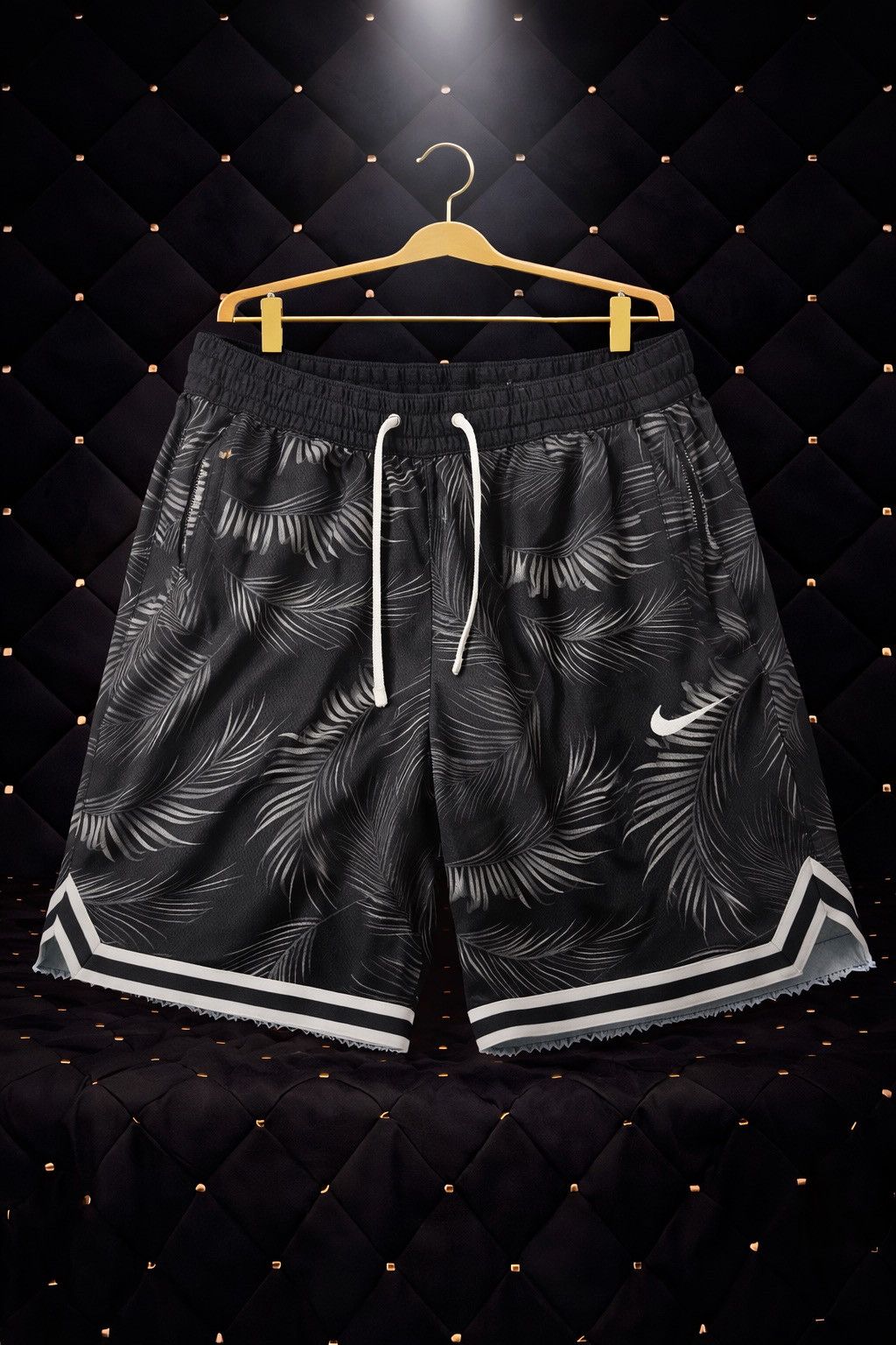 Nike NIKE PALM LEAF PRINT BASKETBALL SHORTS Size US 30 / EU 46 - 1 Preview