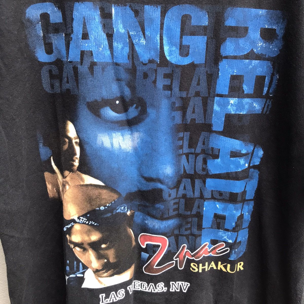 Rap Tees Vintage TUPAC SHAKUR gang related movie tee Size US XL / EU 56 / 4 - 4 Thumbnail
