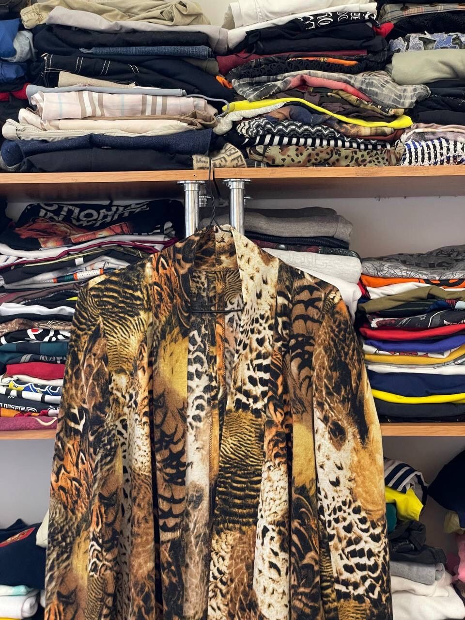 Other Avant Garde Y2K Vintage Leopard Cardigan Sweater Size M / US 6-8 / IT 42-44 - 2 Thumbnail