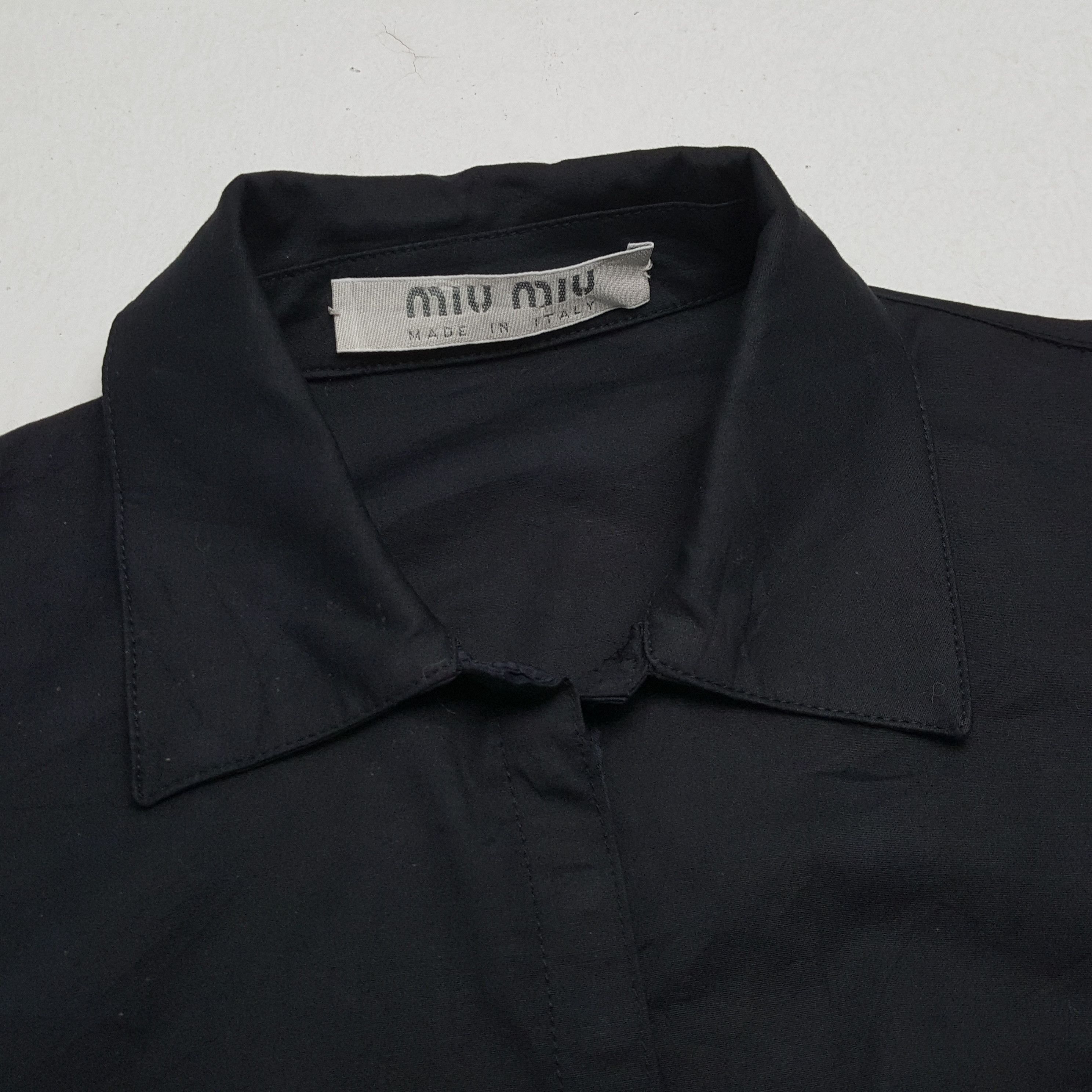 Miu Miu MIU MIU Fashion Designer Style Casual Shirt Size XXS / US 00 / IT 34 - 10 Thumbnail