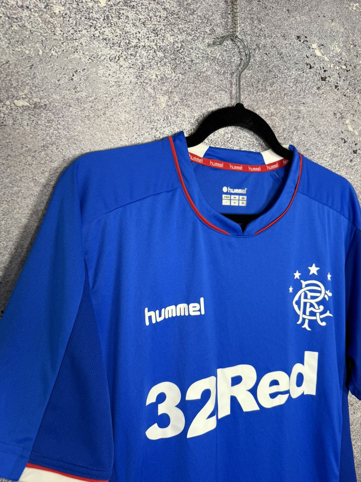 Hummel × Vintage Vintage Rangers FC 2018/19 Hummel Soccer Jersey Blokcore Size US M / EU 48-50 / 2 - 7 Thumbnail