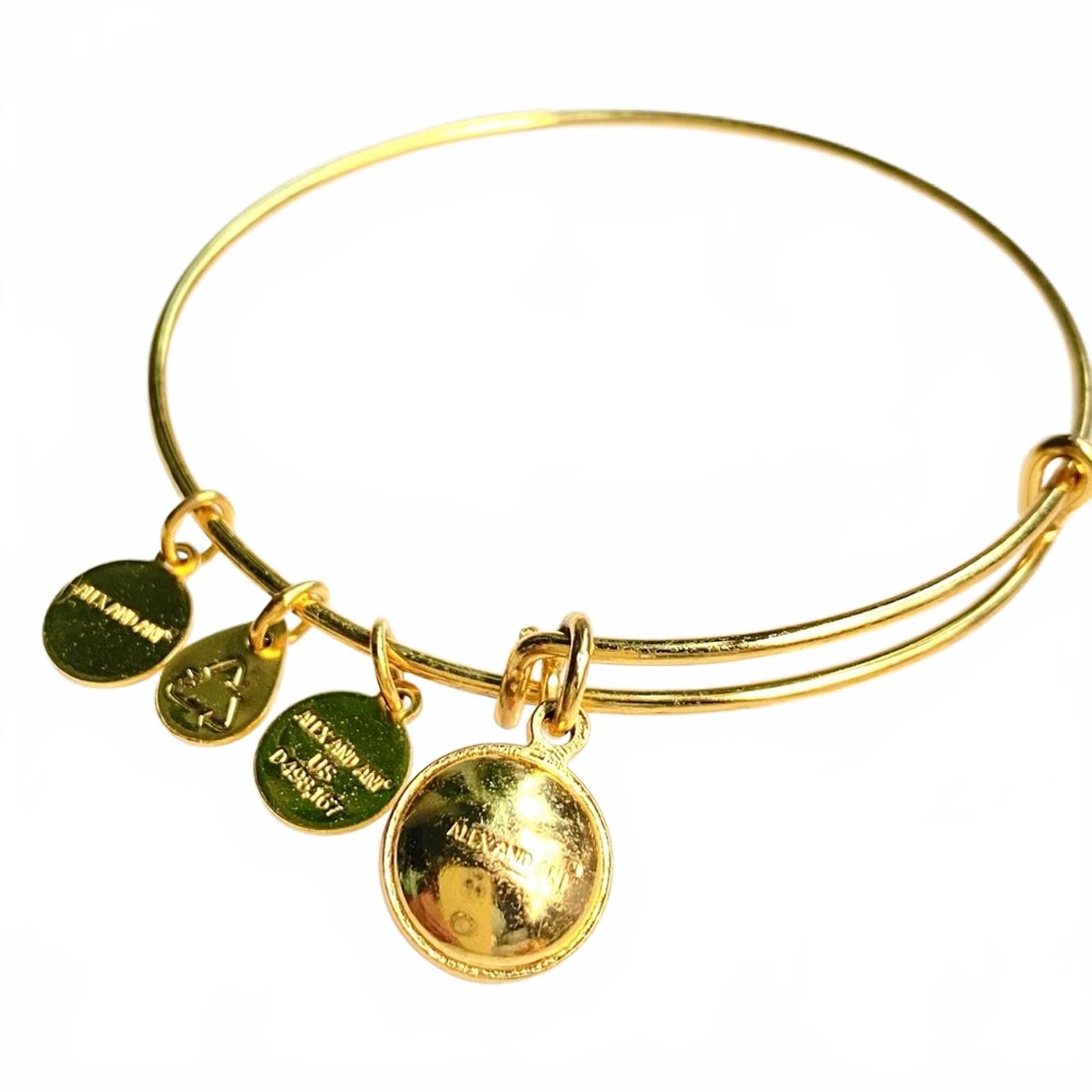 Other Alex and Ani Charm Bracelet November Topaz Birth Stone Size ONE SIZE - 5 Thumbnail