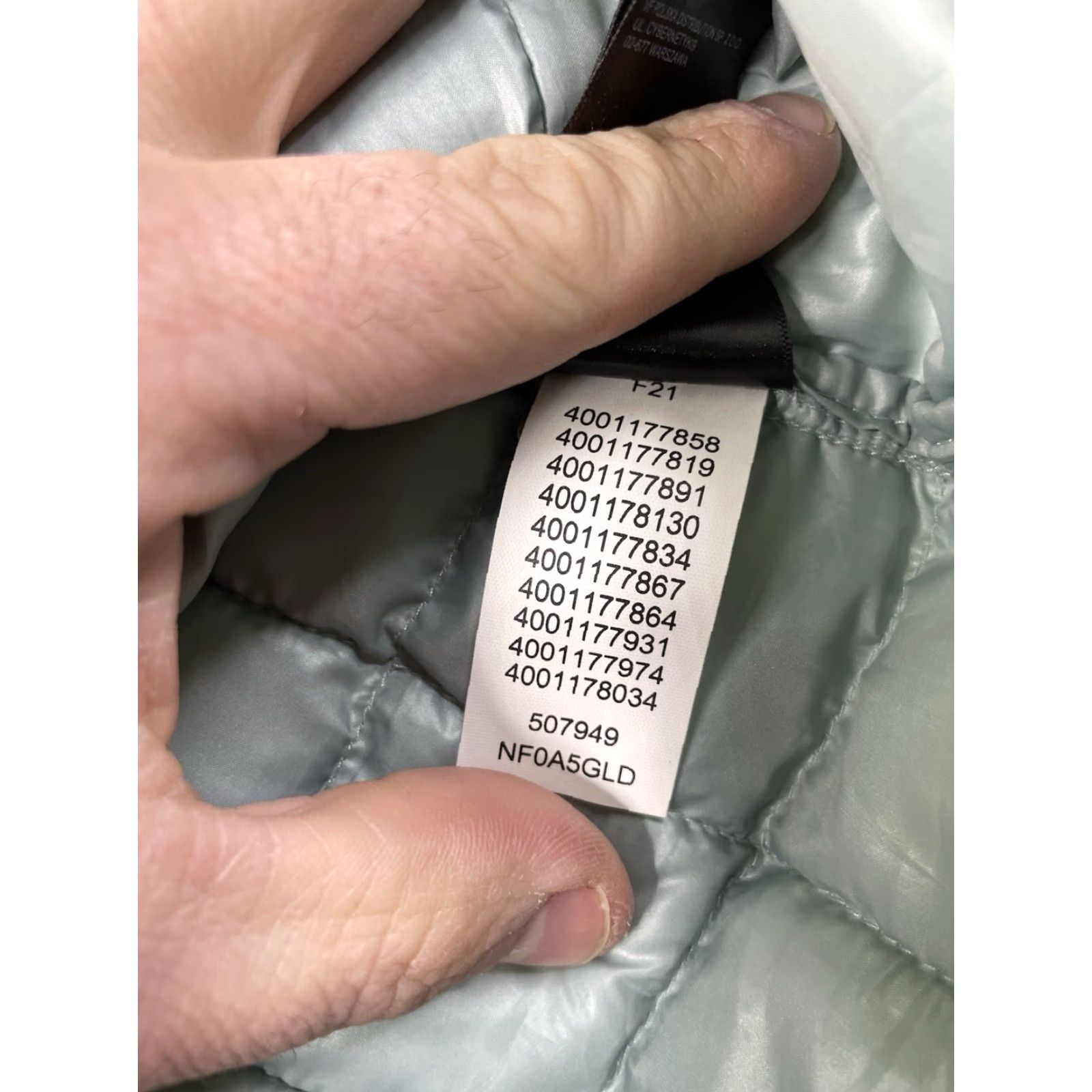 The North Face VINTAGE? No — The North Face Thermoball Eco Jacket Womens XS Mint Quilted Puffer Primaloft Size XS / US 0-2 / IT 36-38 - 8 Thumbnail