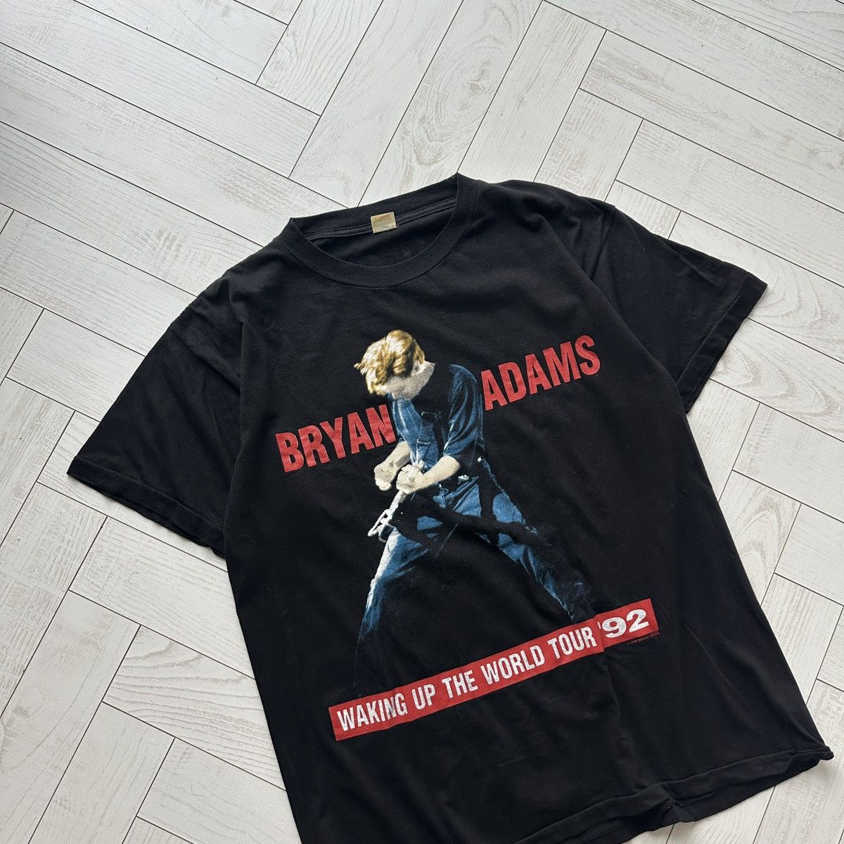 Band Tees Vintage 90s Bryan Adams Waking Up The World tour tee Giant Size US XL / EU 56 / 4 - 5 Thumbnail