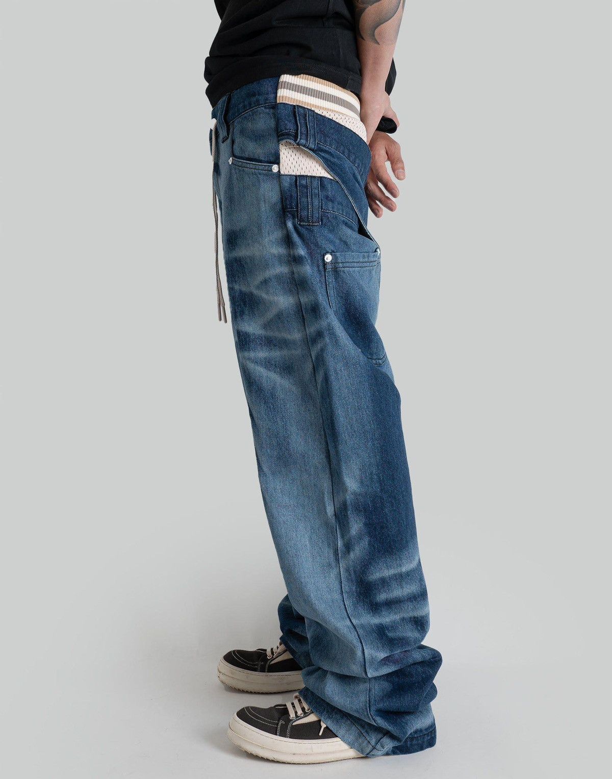 NAMESAKE NAMESAKE Del Cross Over Low Ride Jeans Size US 31 - 3 Thumbnail