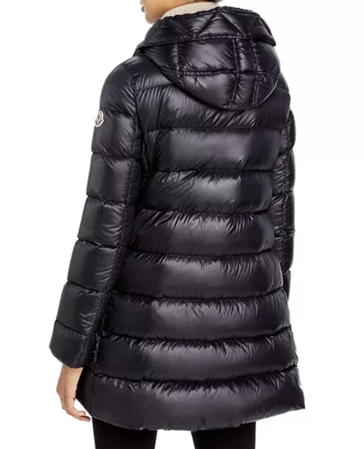 Moncler Suyenne Hooded Mid-Length Down Jacket Size M / US 6-8 / IT 42-44 - 4 Thumbnail