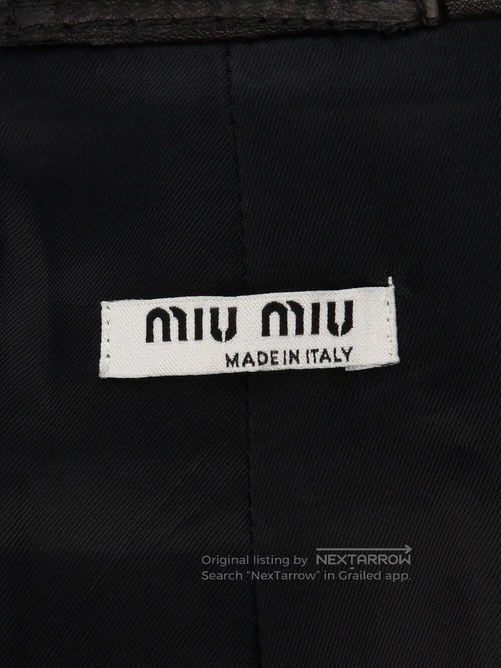 Miu Miu Miu Miu Handcrafted Beaded Leather Jacket. Size S / US 4 / IT 40 - 5 Thumbnail
