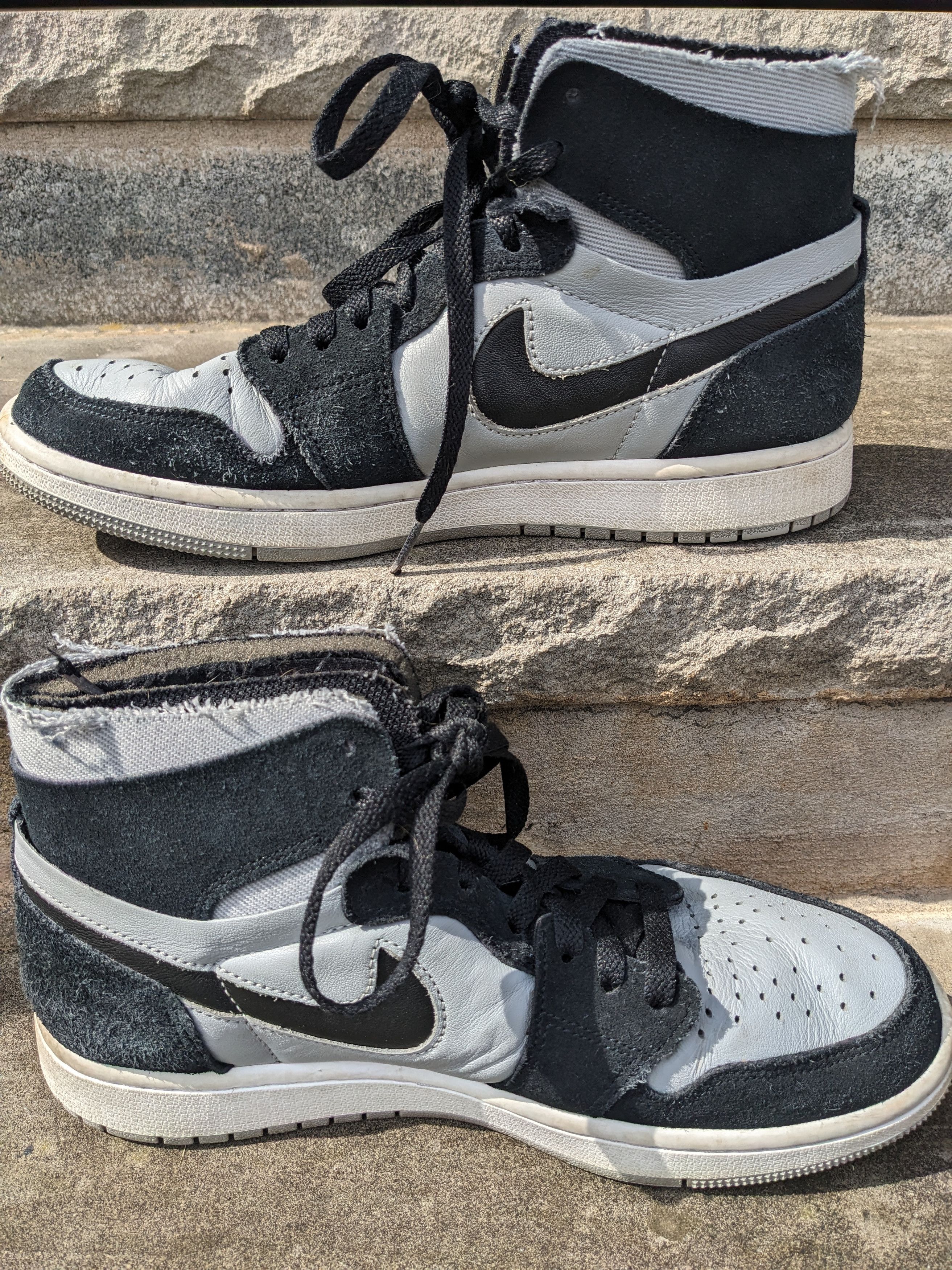 Jordan Brand × Nike Air Jordan 1 Zoom CMFT Black Light Smoke (CT0978-001) Size 9 Size US 9 / EU 42 - 2 Thumbnail