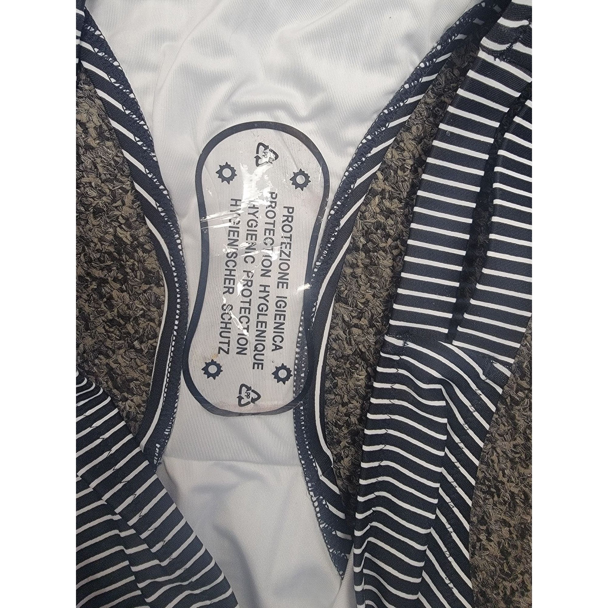 Other Striped Gray & White Bikini Bottoms By Shade & Shore Womens Size ONE SIZE - 4 Thumbnail