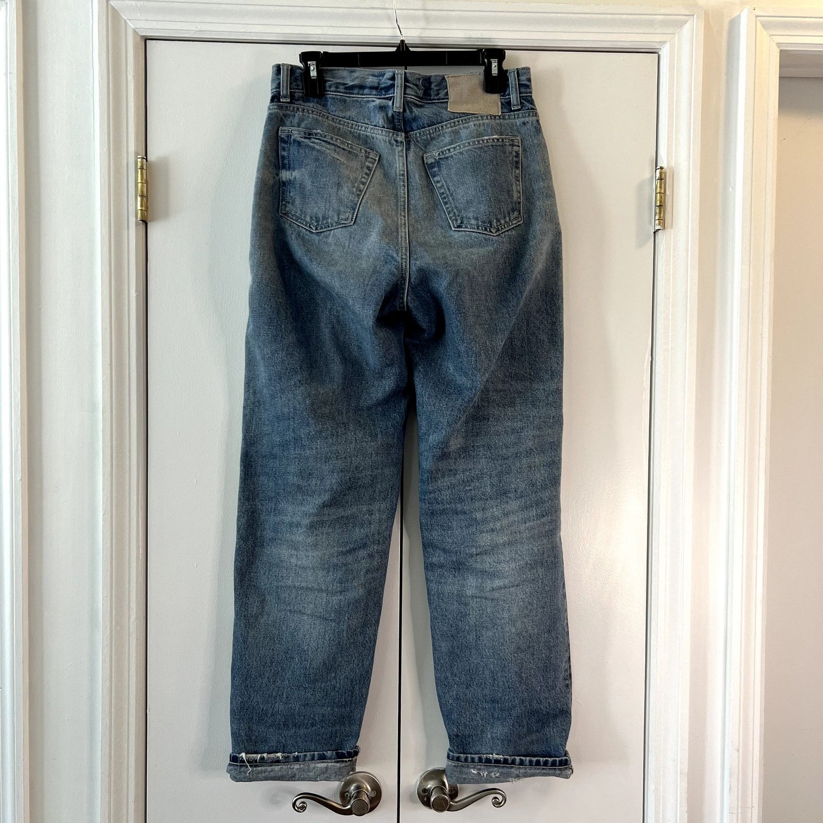 AYA MUSE Aya Muse Baggy Jeans size Small Blue Cotton Size 26" / US 2 / IT 38 - 4 Thumbnail