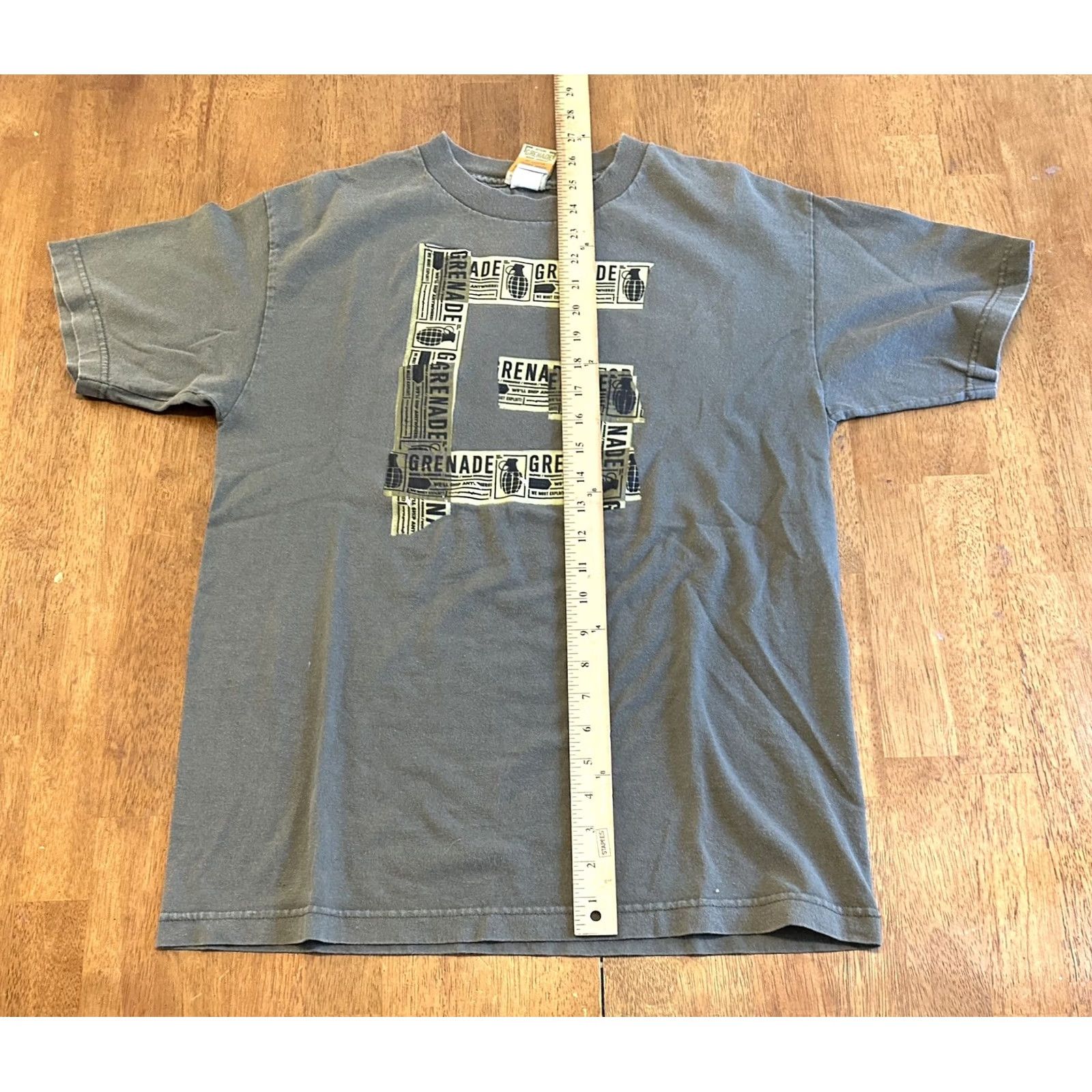 Vintage VINTAGE Grenade T Shirt Medium Men Green 90s Size US M / EU 48-50 / 2 - 6 Thumbnail