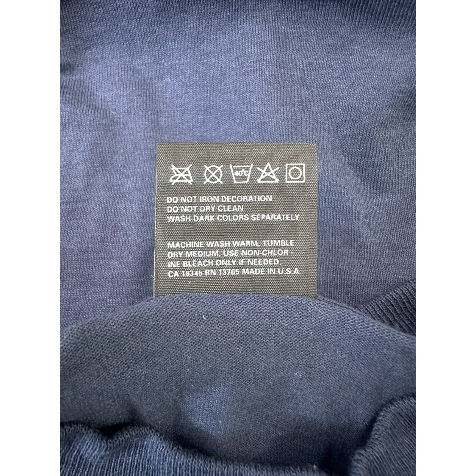 Fruit Of The Loom VINTAGE Fruit of the Loom Long Sleeve Shirt Mens XL NWOT USA Made Blue 50/50 90s 80s NOS Cotton Blend Athletic Crew Neck Shirt Mens Size US XL / EU 56 / 4 - 4 Thumbnail