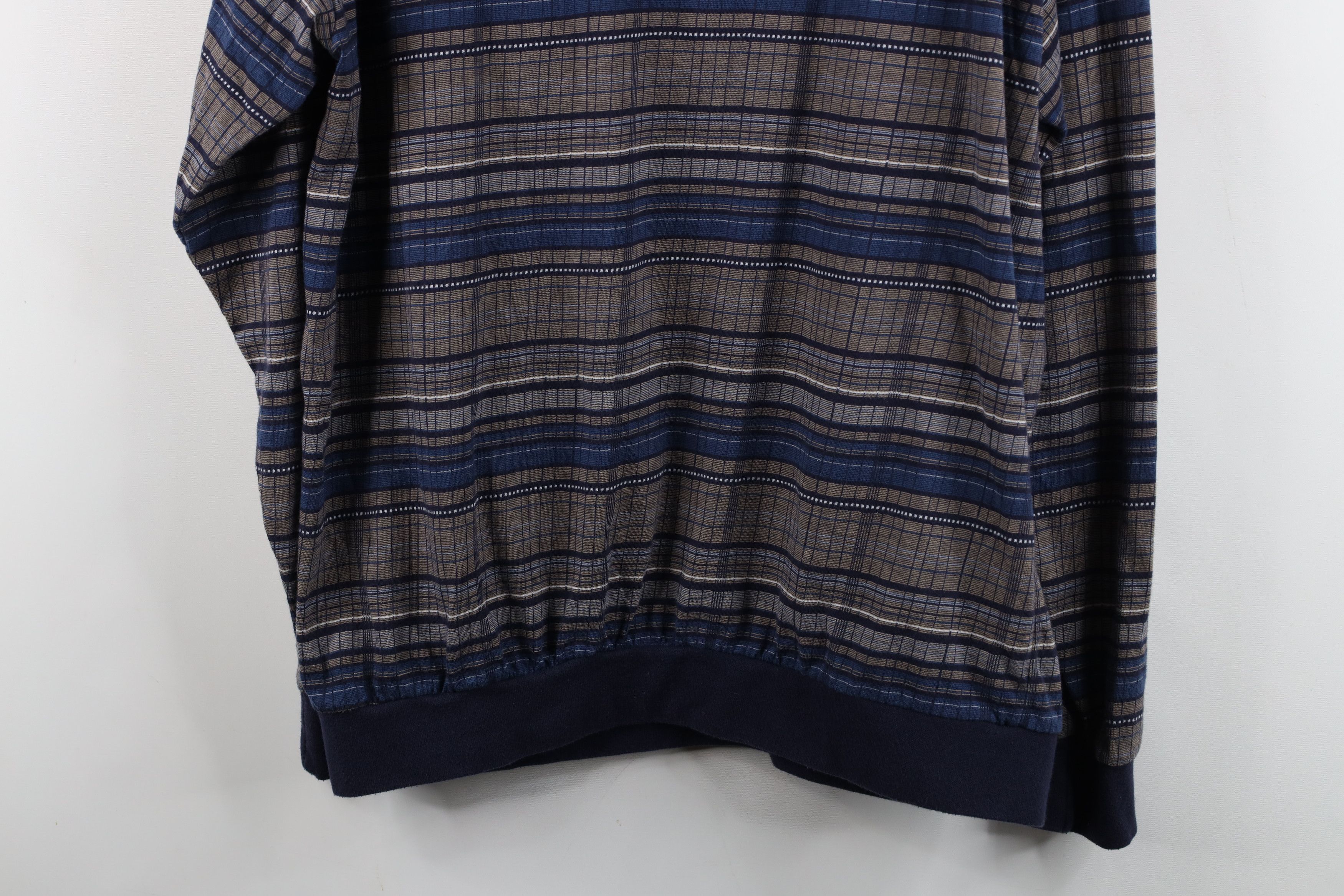 Vintage Vintage 90s Streetwear Knit Pullover Long Sleeve Polo Shirt Size US XL / EU 56 / 4 - 12 Thumbnail