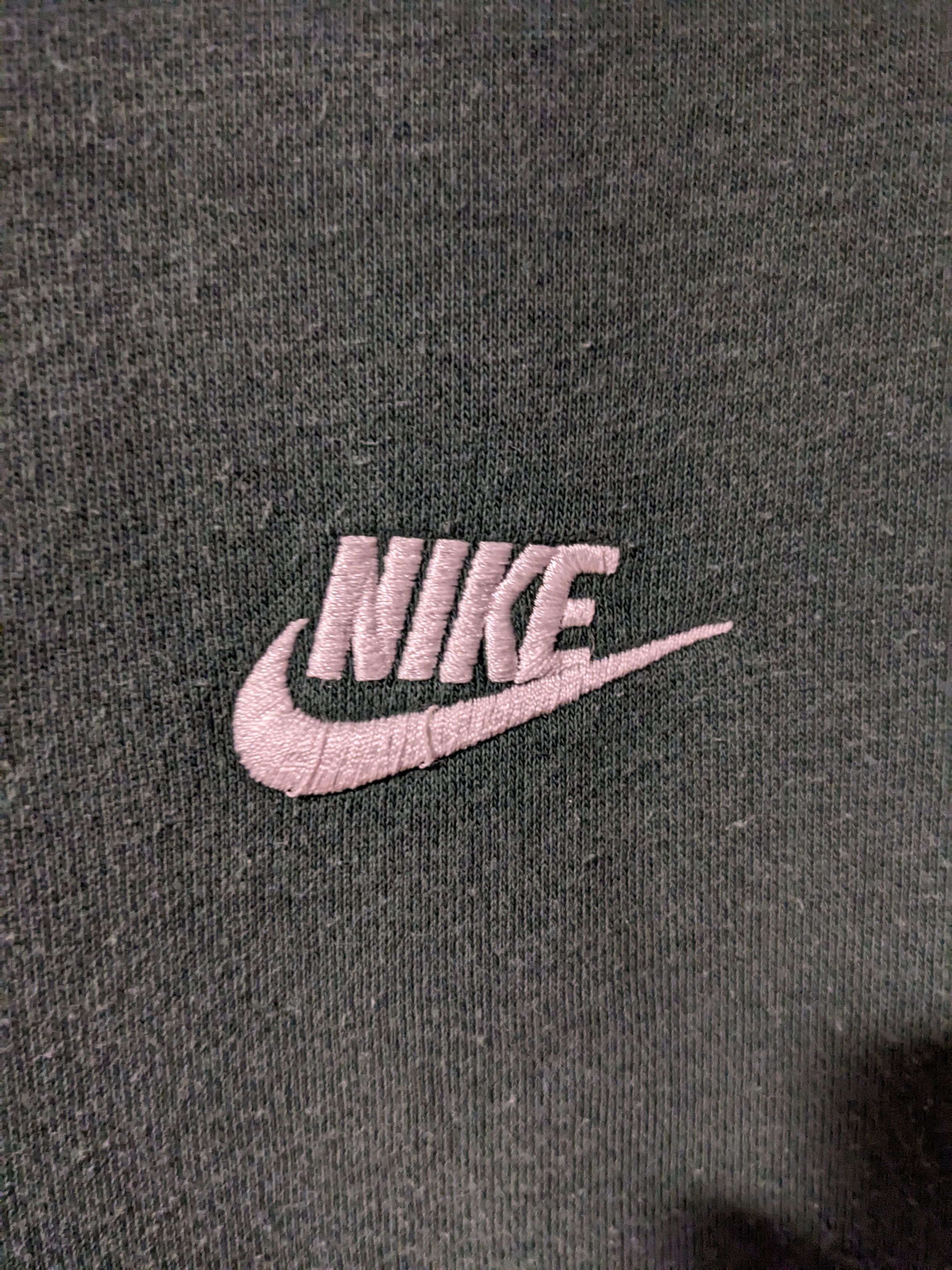 Nike × Vintage Nike Mini Swoosh Essential Green Large Sweatshirt Size US L / EU 52-54 / 3 - 2 Thumbnail