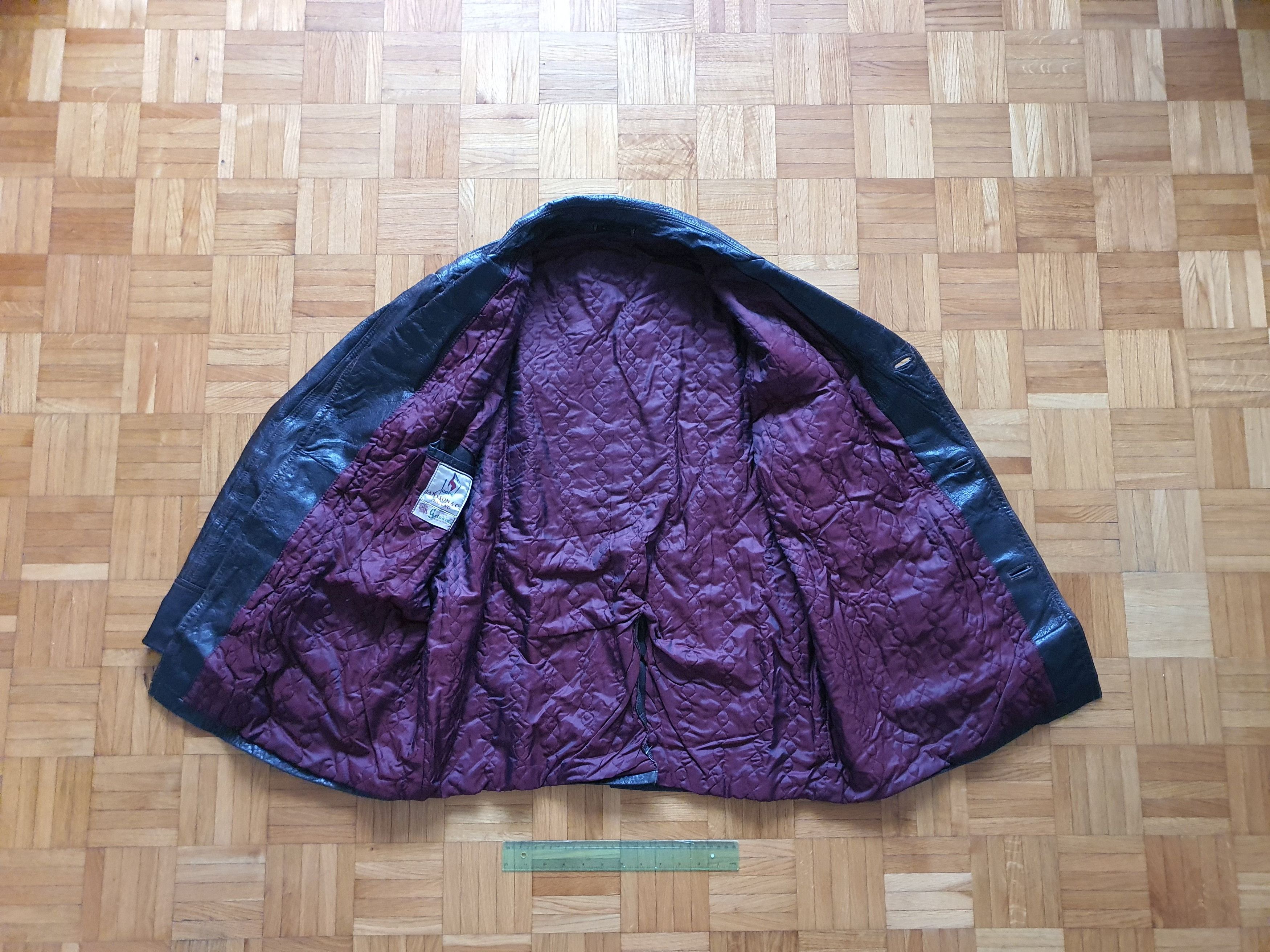 Vintage JANCO (Jansson & Co.) - Vintage Goat Leather Peacoat Jacket Size US XXL / EU 58 / 5 - 3 Thumbnail