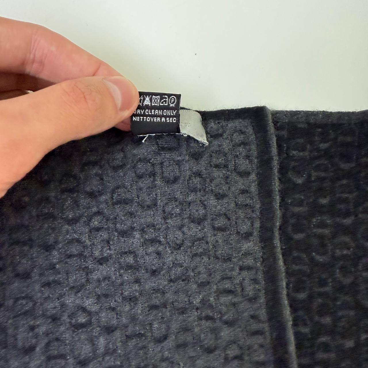 Dior Authentic Christian Dior Wool Monogram Scarf Size ONE SIZE - 3 Thumbnail
