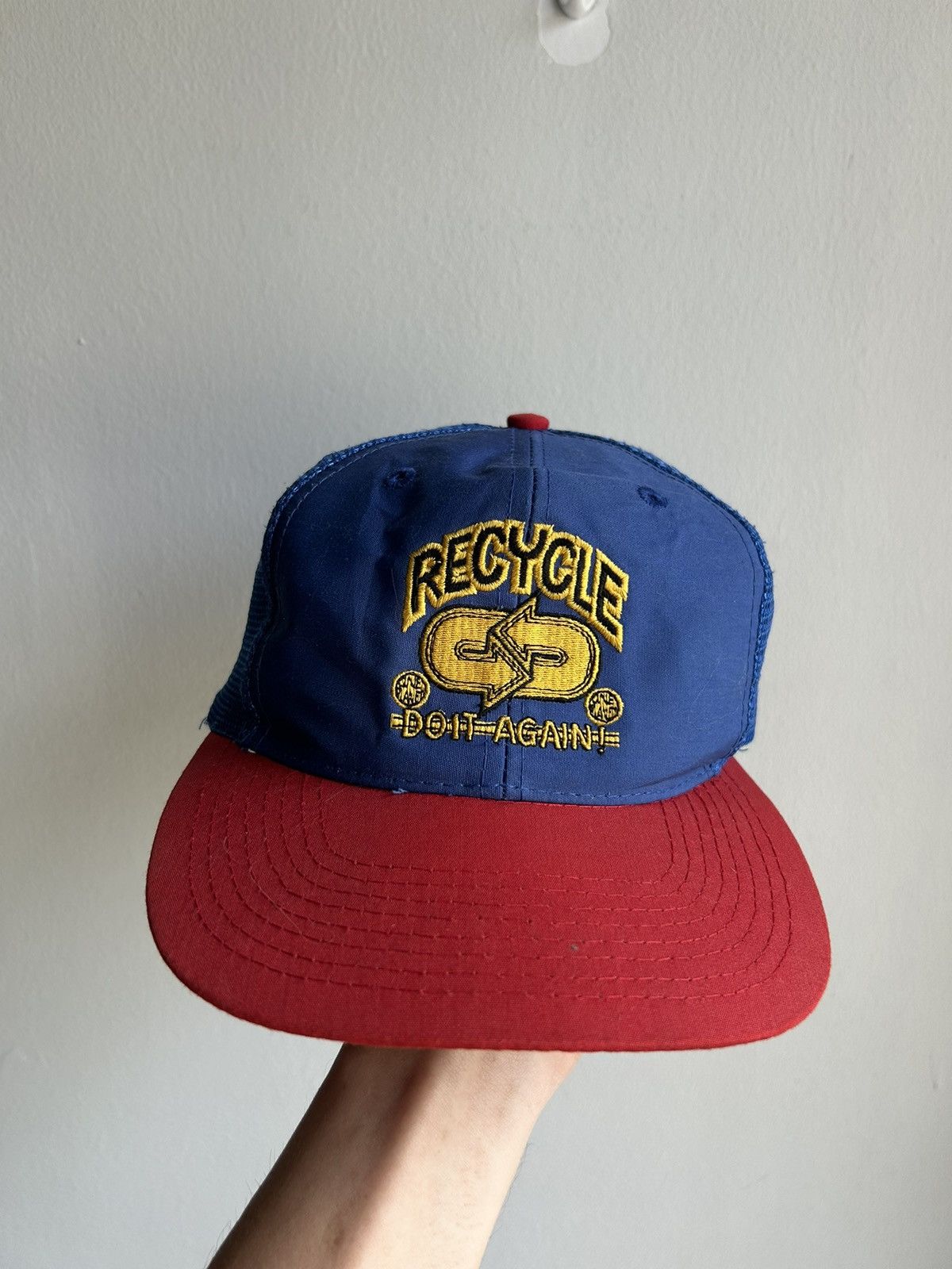 Nike × Vintage Vintage Recyle Do It Again parody nike trucker Size ONE SIZE - 1 Thumbnail