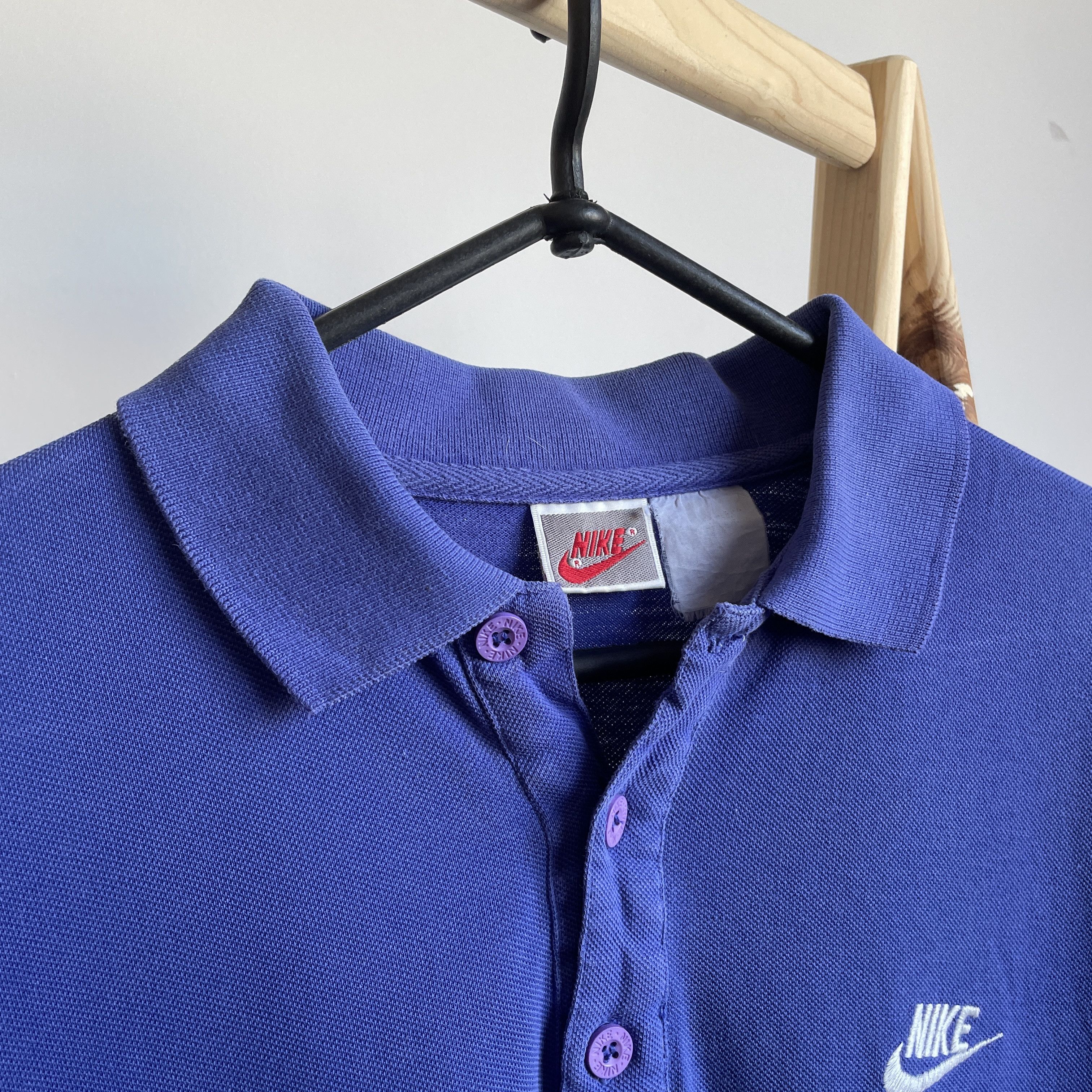 Nike Nike Vintage 90's Polo T-Shirt Size M Size US M / EU 48-50 / 2 - 5 Thumbnail