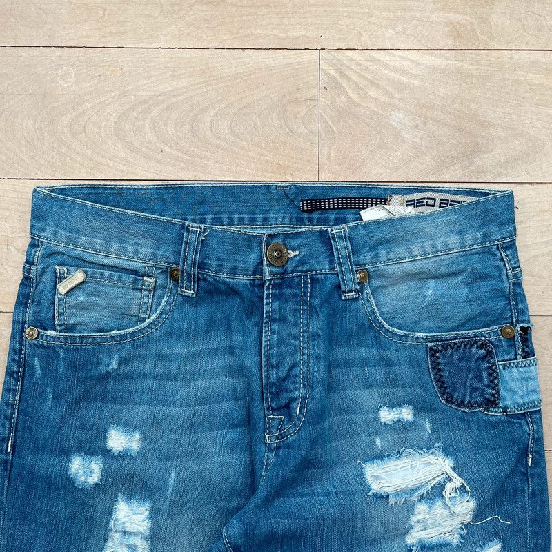 Affliction Red Bridge distressed denim jeans faded Size US 34 / EU 50 - 5 Thumbnail