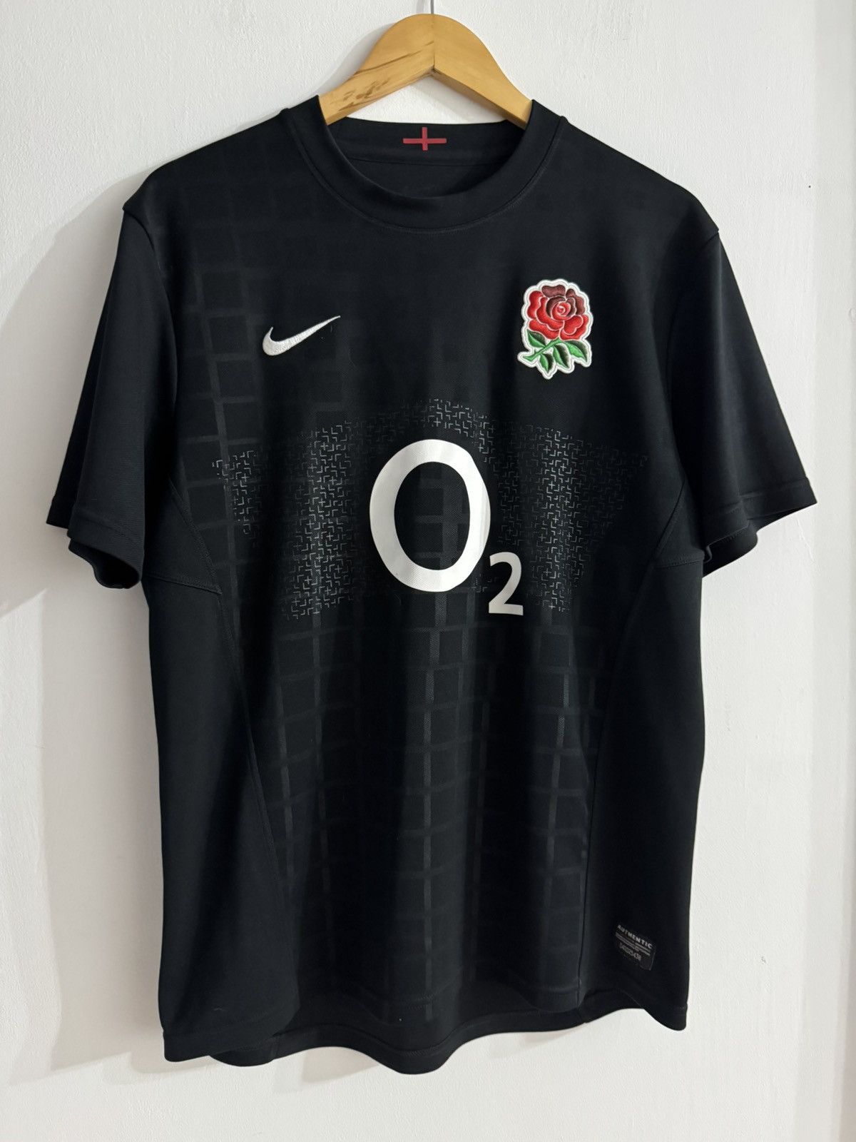 Nike Nike England Rugby Training Jersey (O2 Sponsor) - Black Size US M / EU 48-50 / 2 - 1 Thumbnail