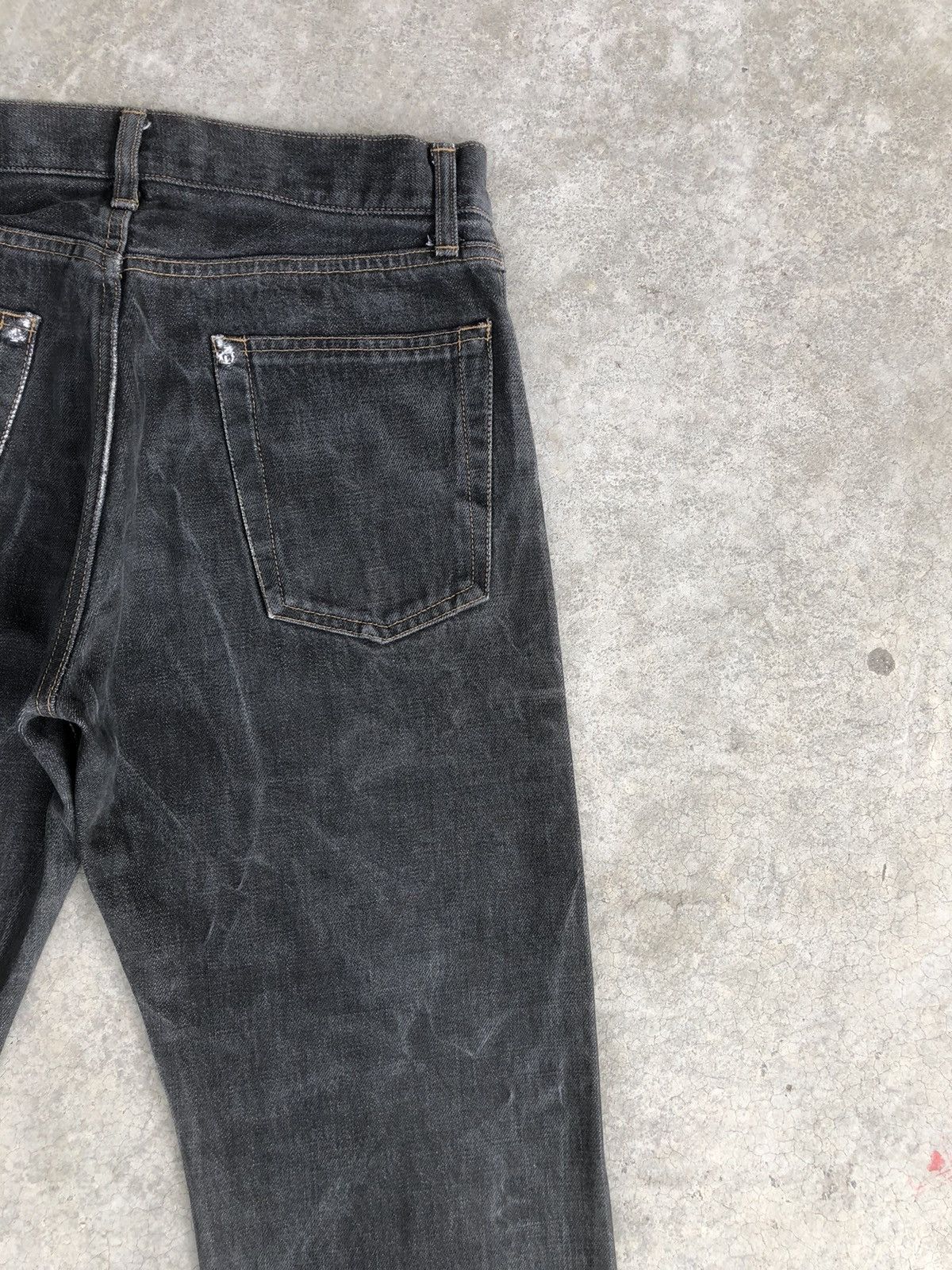 Japanese Brand Comme Ca Du Selvedge Denim Distressed Jeans Size US 30 / EU 46 - 10 Thumbnail
