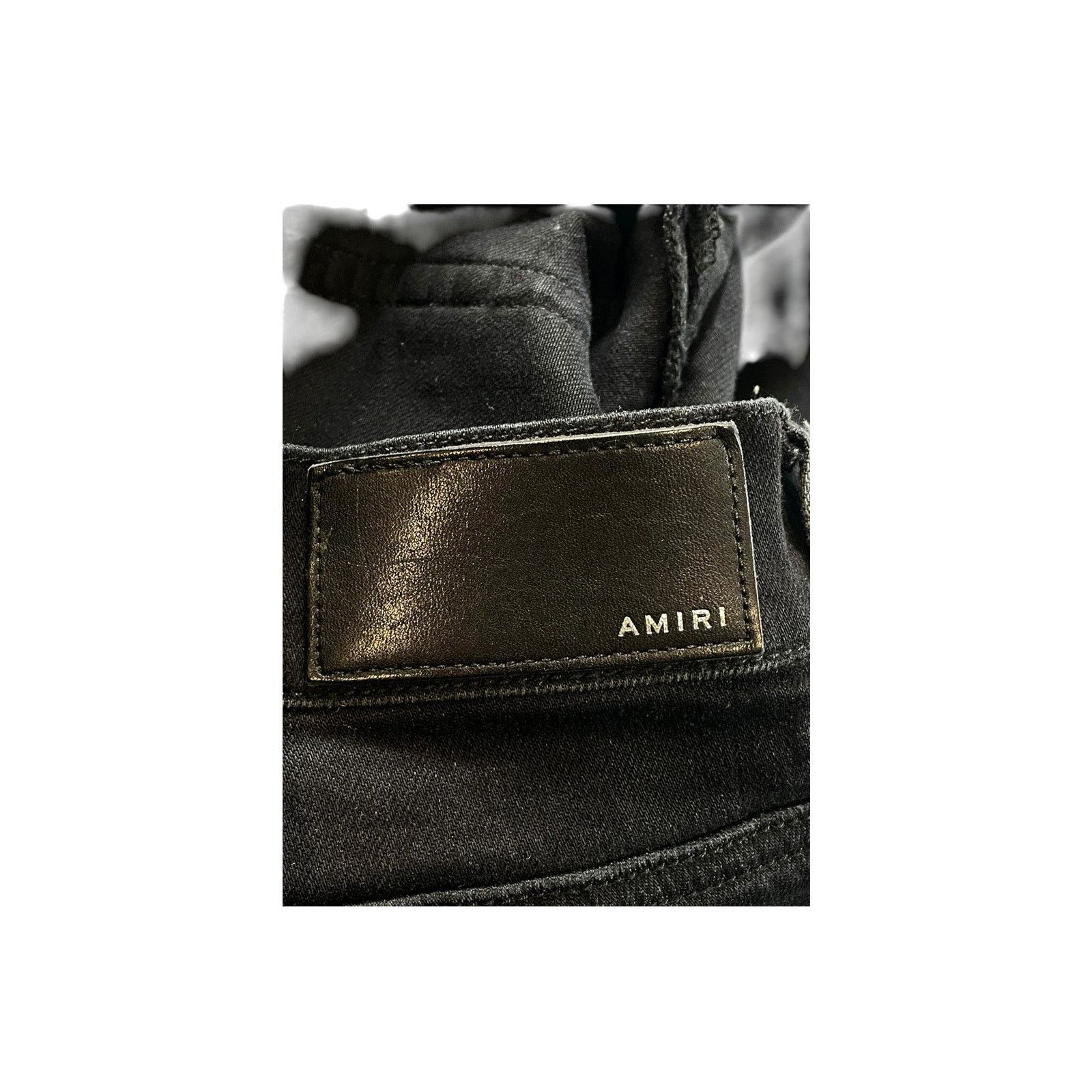 Amiri Amiri Lakers Stripe Black Jeans Size US 31 - 9 Thumbnail