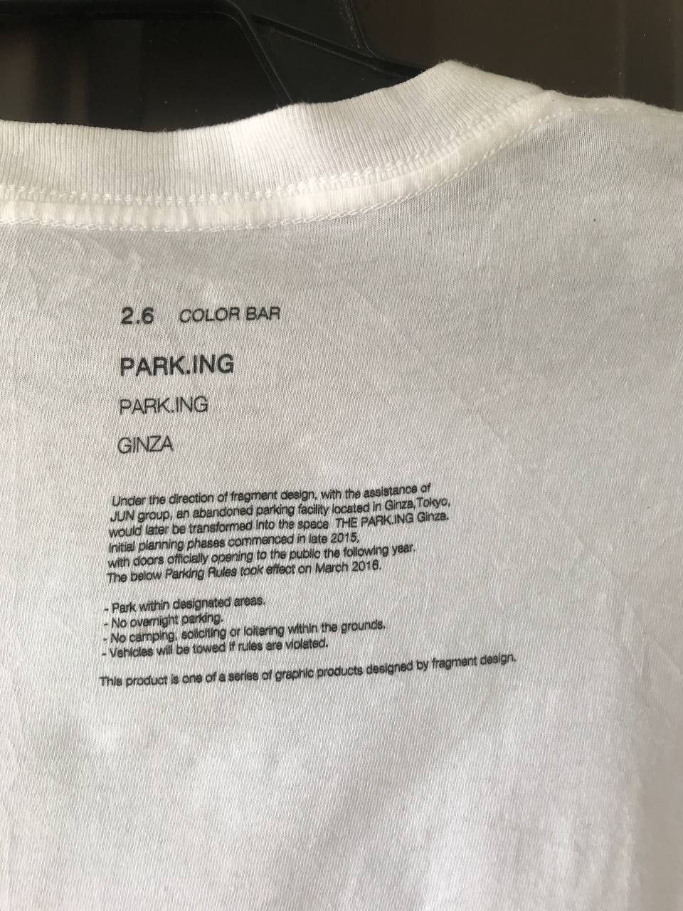 Fragment Design × Hiroshi Fujiwara × Japanese Brand Rare The Park ing Ginza Fragment Design Box Logo Tee Size US S / EU 44-46 / 1 - 2 Thumbnail