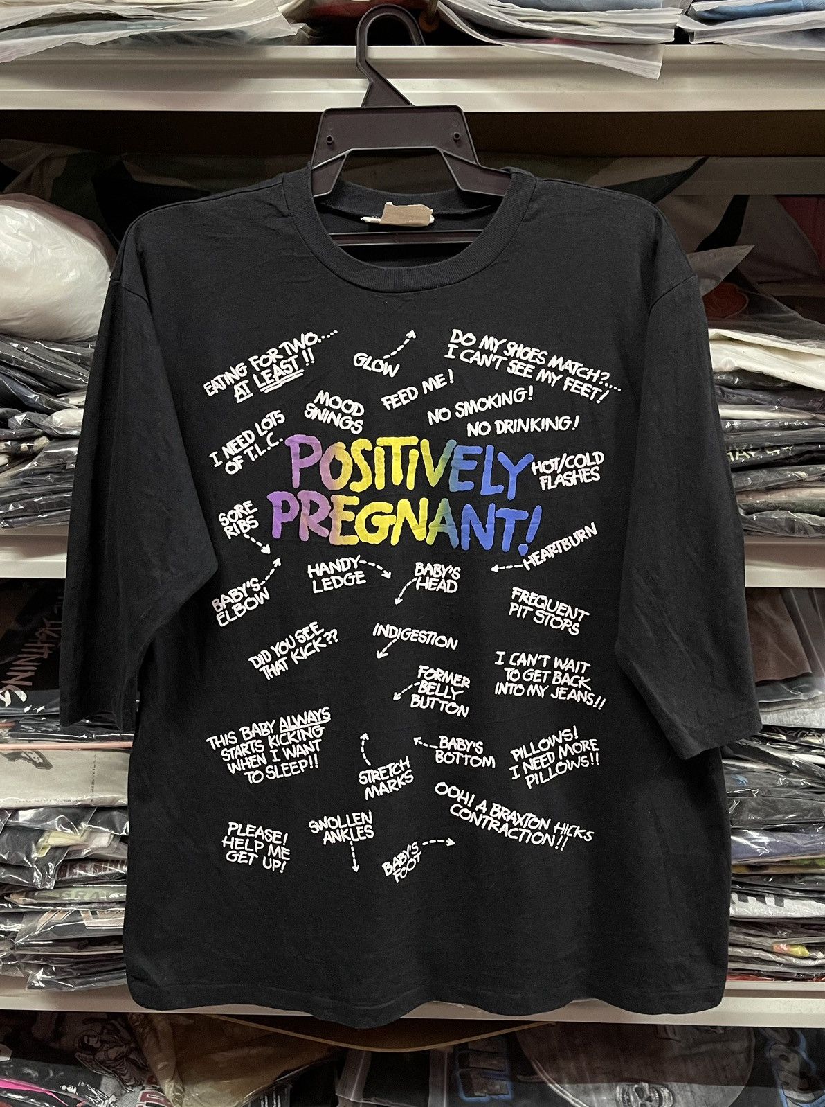 Vintage Vintage 3q Art x Positively Pregnant!🔥🔥🔥 Size US M / EU 48-50 / 2 - 1 Thumbnail