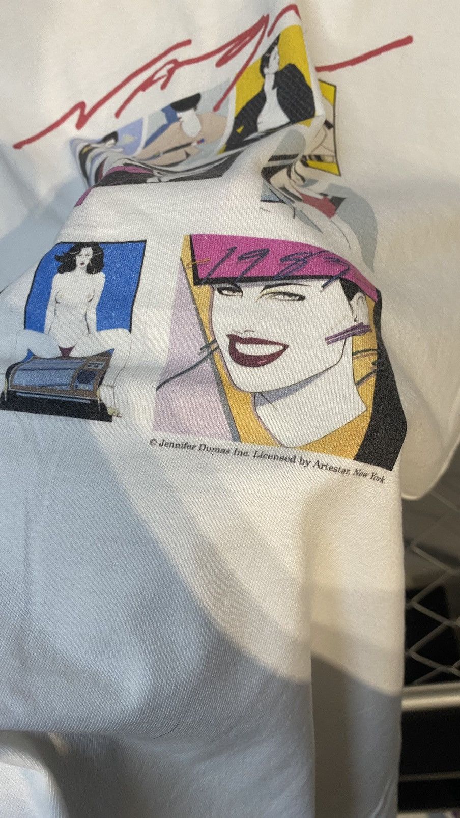 Starter × Vintage VINTAGE STARTER X DUMAS POP ART NAGEL TEE SEXY 18xx Size US XL / EU 56 / 4 - 5 Thumbnail