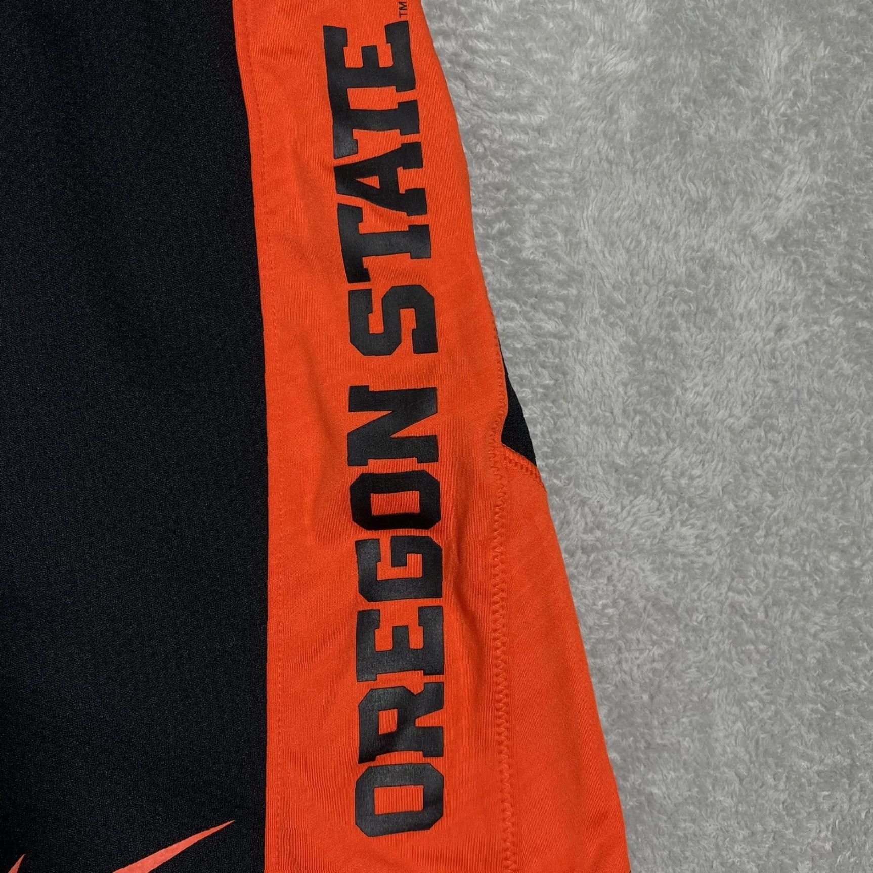 Nike Nike Oregon State Beavers Athletic Basketball Shorts Dri-Fit Mens Size Large Multicolor Pockets EUC Size US 33 - 4 Thumbnail