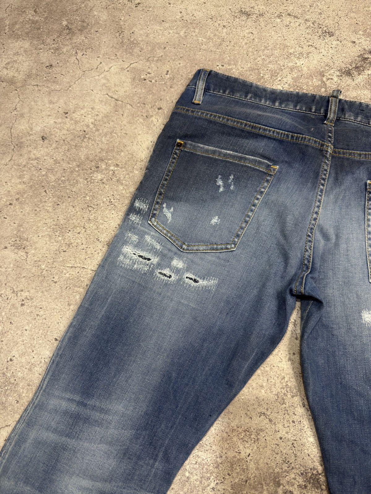 Dsquared2 Dsquared2 Distressed Skinny Jeans Size US 34 / EU 50 - 10 Thumbnail