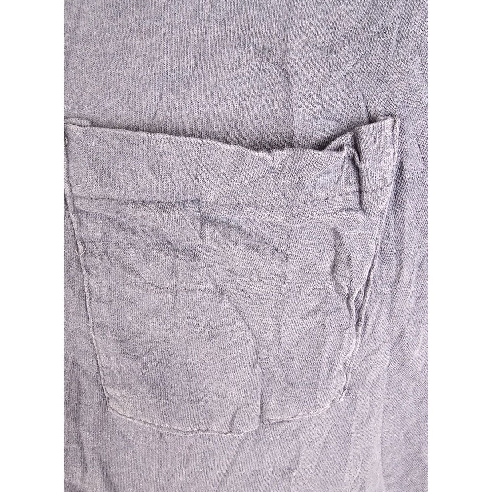 Vintage VINTAGE UNBRANDED T-SHIRT BLUE 80'S ONE POCKET SELVEDGE SINGLE STITCH SZ LARGE MEN Slim? No Size US L / EU 52-54 / 3 - 3 Thumbnail