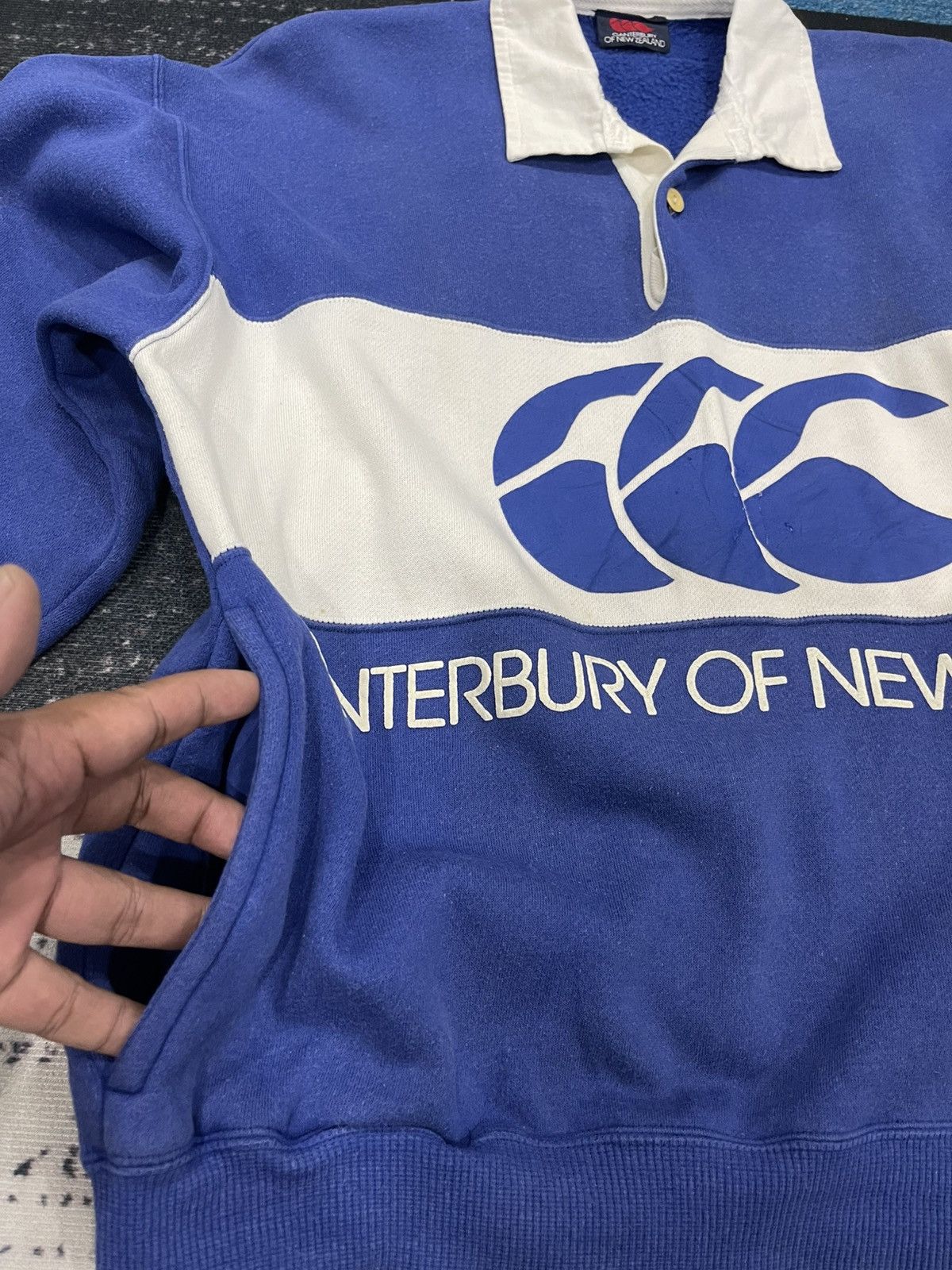Canterbury of New Zealand × Vintage Vintage Centerbury Of New Zealand Collar Sweatshirt Size US L / EU 52-54 / 3 - 14 Thumbnail