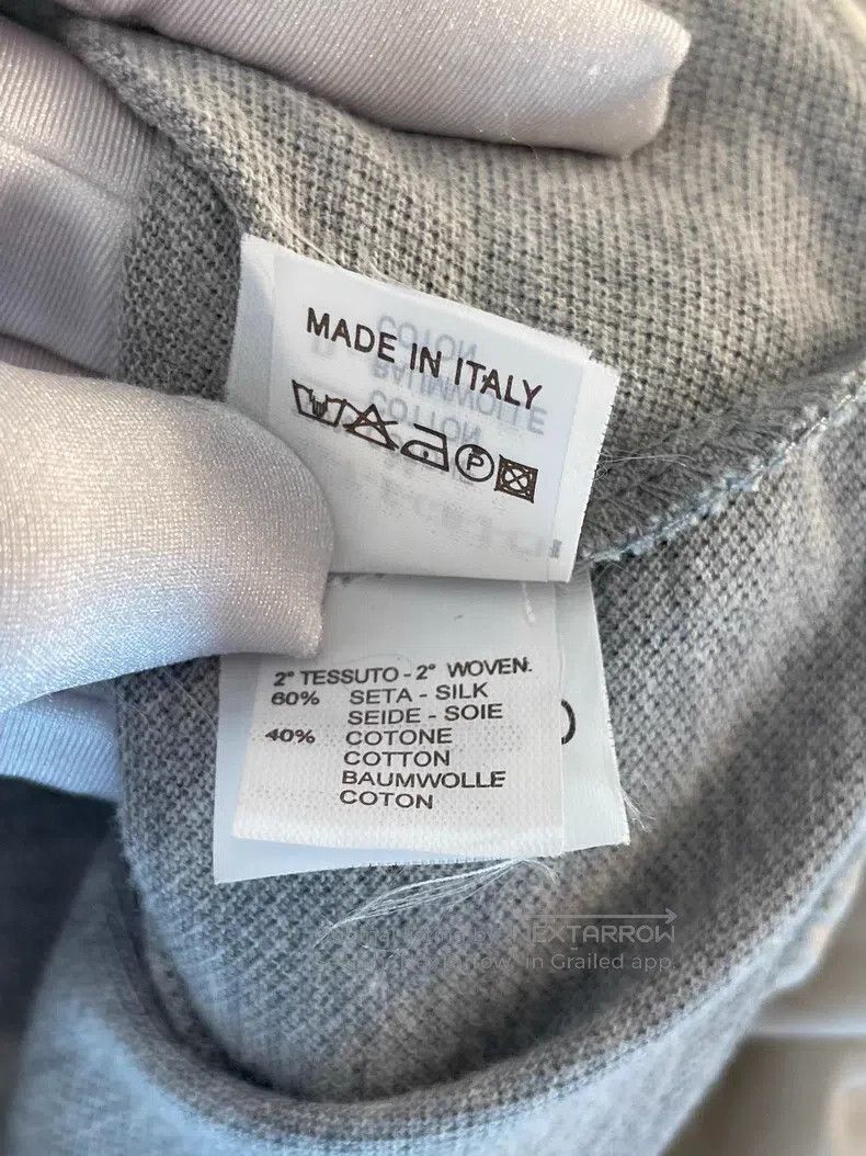 Brunello Cucinelli Brunello Cucinelli Gray cotton short-sleeve dress Size S / US 4 / IT 40 - 6 Thumbnail