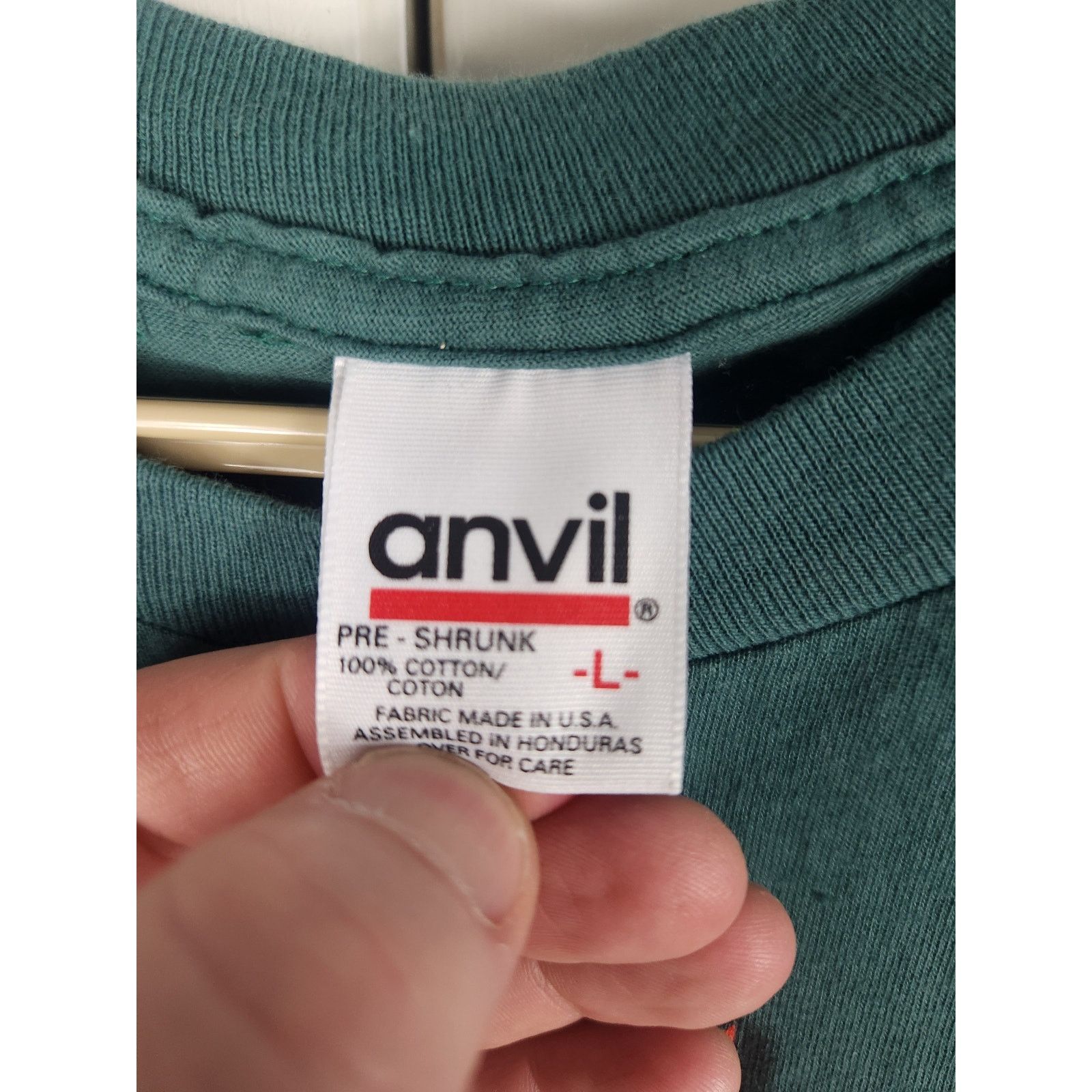 Anvil Vintage 90s Single Stitch Dover Downs Slots T Men's large Size US L / EU 52-54 / 3 - 3 Thumbnail