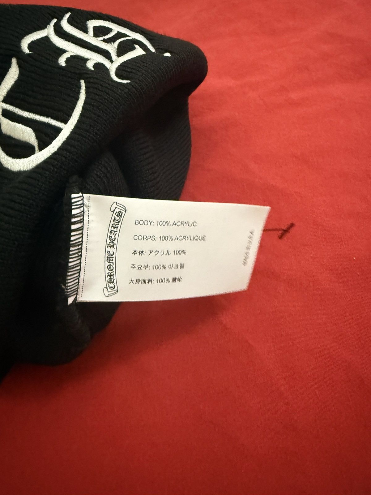 Chrome Hearts Chrome Heart Beanie Size ONE SIZE - 3 Thumbnail