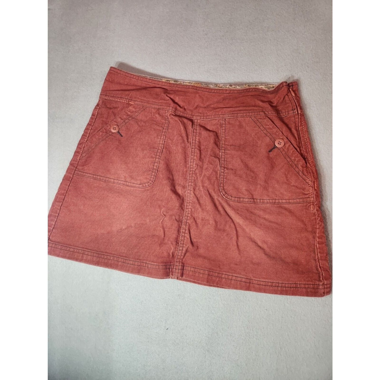 Prana Women's PrAna Pink Stretch Corduroy Mini Skirt Size 8 CITY Size 30" / US 8 / IT 44 - 4 Thumbnail