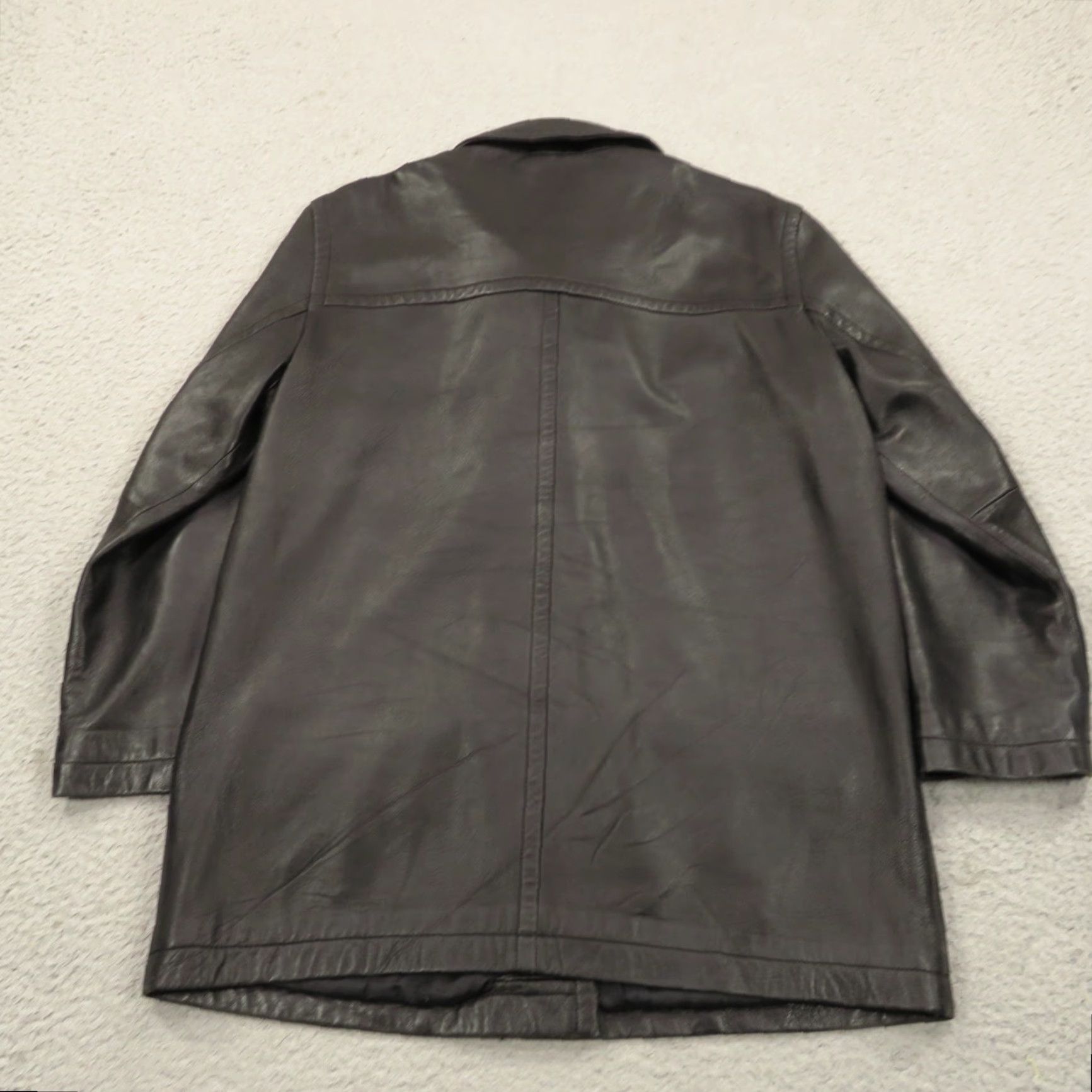 Eddie Bauer Eddie Bauer Leather Jacket Women Small Black Lama Nappa Leather Single Breasted Jacket Size S / US 4 / IT 40 - 7 Thumbnail