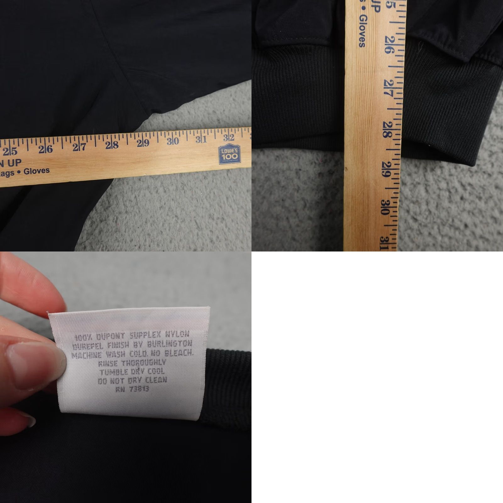 Vintage VINTAGE Starbus Jacket Mens 2XL Windbreaker Black Nylon Microfiber Logo Embroidered Racing 90s United States Size US XXL / EU 58 / 5 - 9 Thumbnail