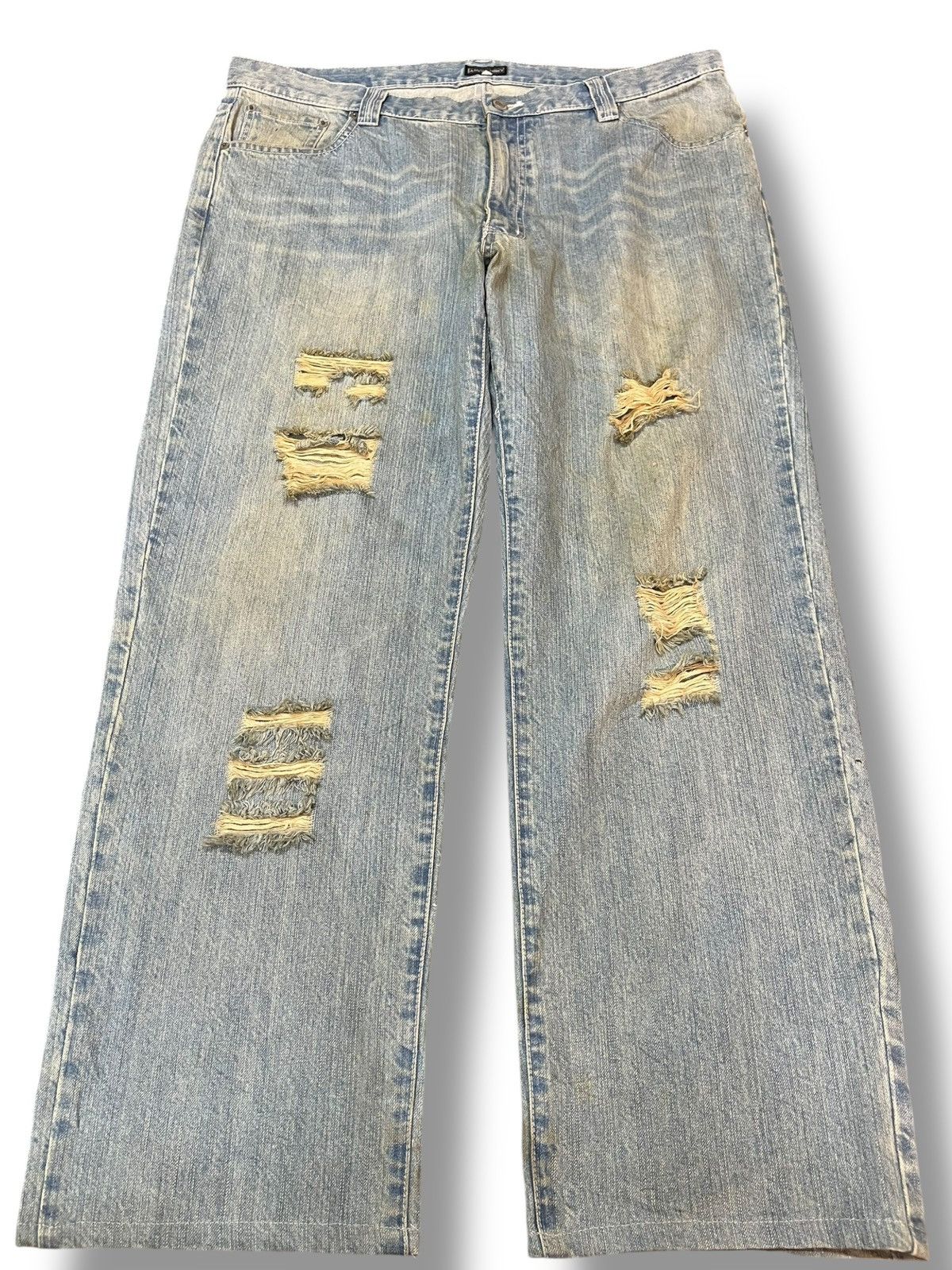 Vintage Amore Puro Baggy Grunge Distressed Denim
