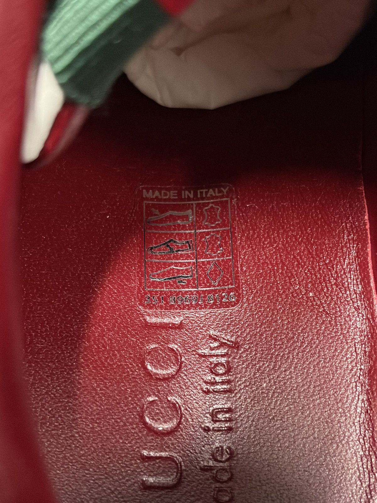 Gucci Gucci Re-Web Sneaker 'White Rosso Ancora' Size US 8 / EU 41 - 8 Thumbnail