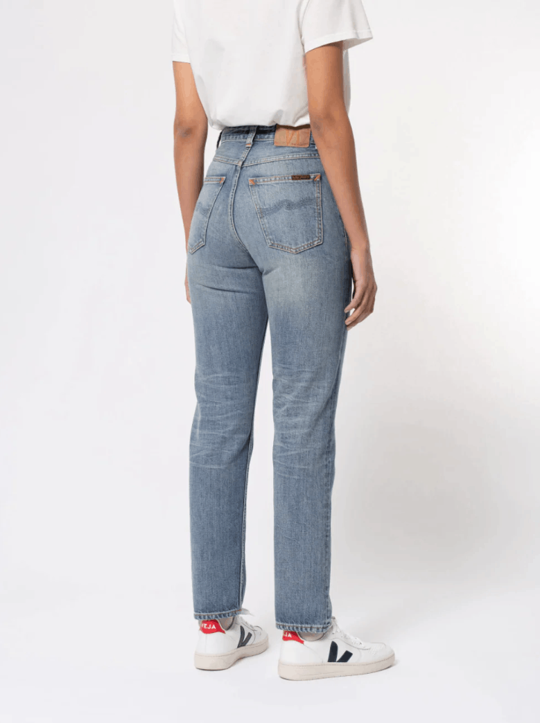 Nudie Jeans BREEZY BRITT SPRINGTIME - Regular Tapered Jeans - W31 L32 Size 31" - 15 Thumbnail