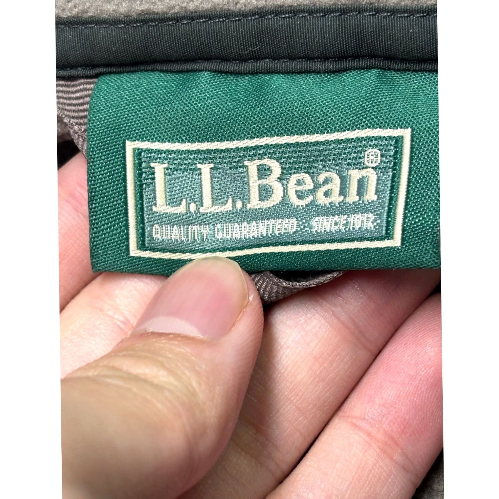 Vintage VINTAGE LL Bean Jacket Mens XLT Green Men Tall Light Fleece Lined Waterproof Outerwear Size US XL / EU 56 / 4 - 4 Thumbnail