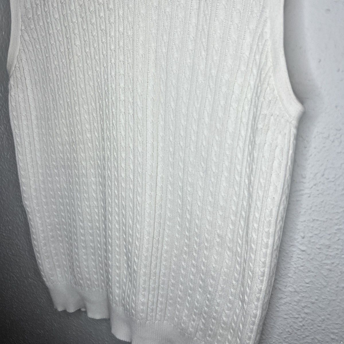 Nike Nike Golf Vintage 90s Vest Gilet Cable Knit Jumper Sweater Size US L / EU 52-54 / 3 - 4 Thumbnail