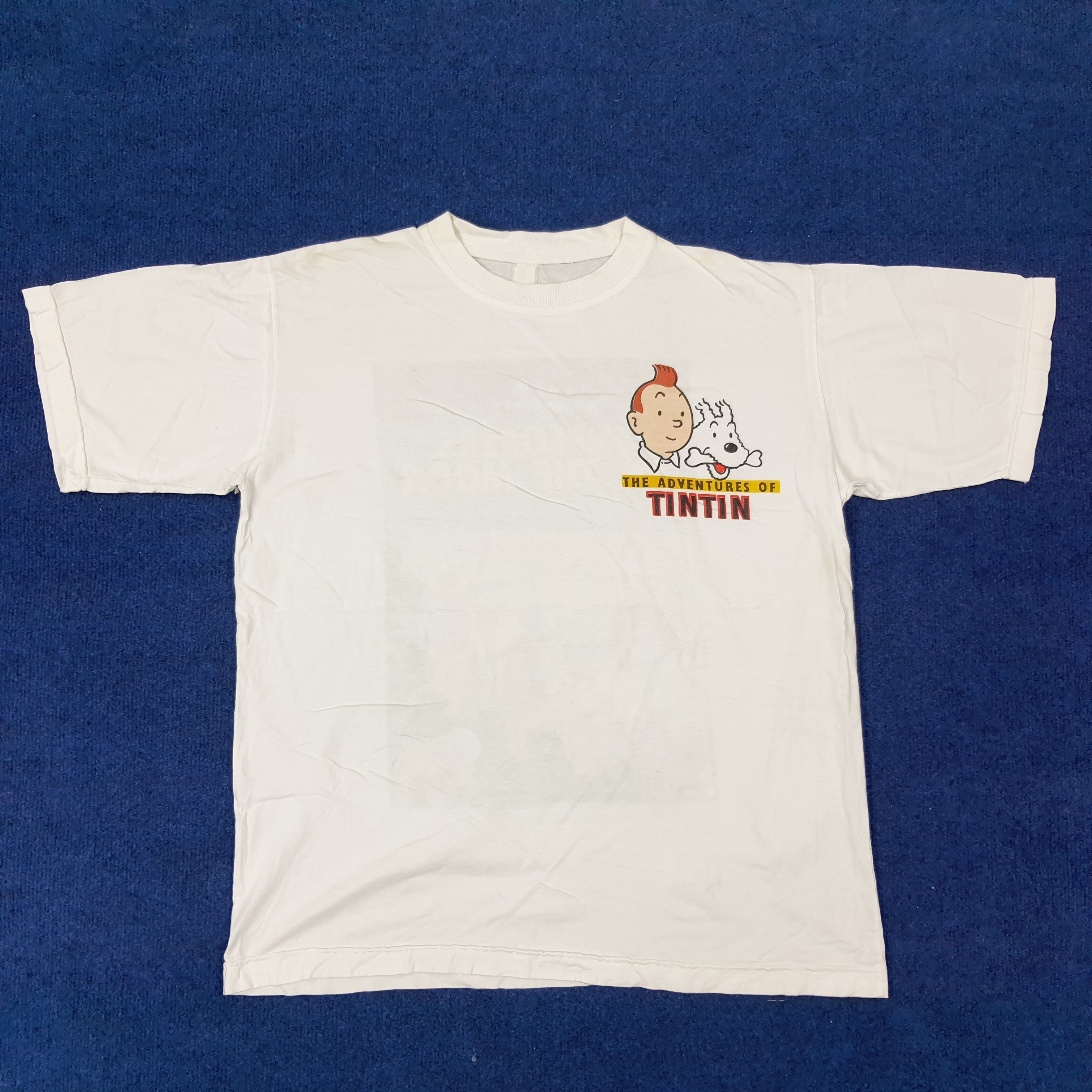 Other Vintage Adventure of Tintin On the Moon Tshirt C239N15 Size US L / EU 52-54 / 3 - 3 Thumbnail