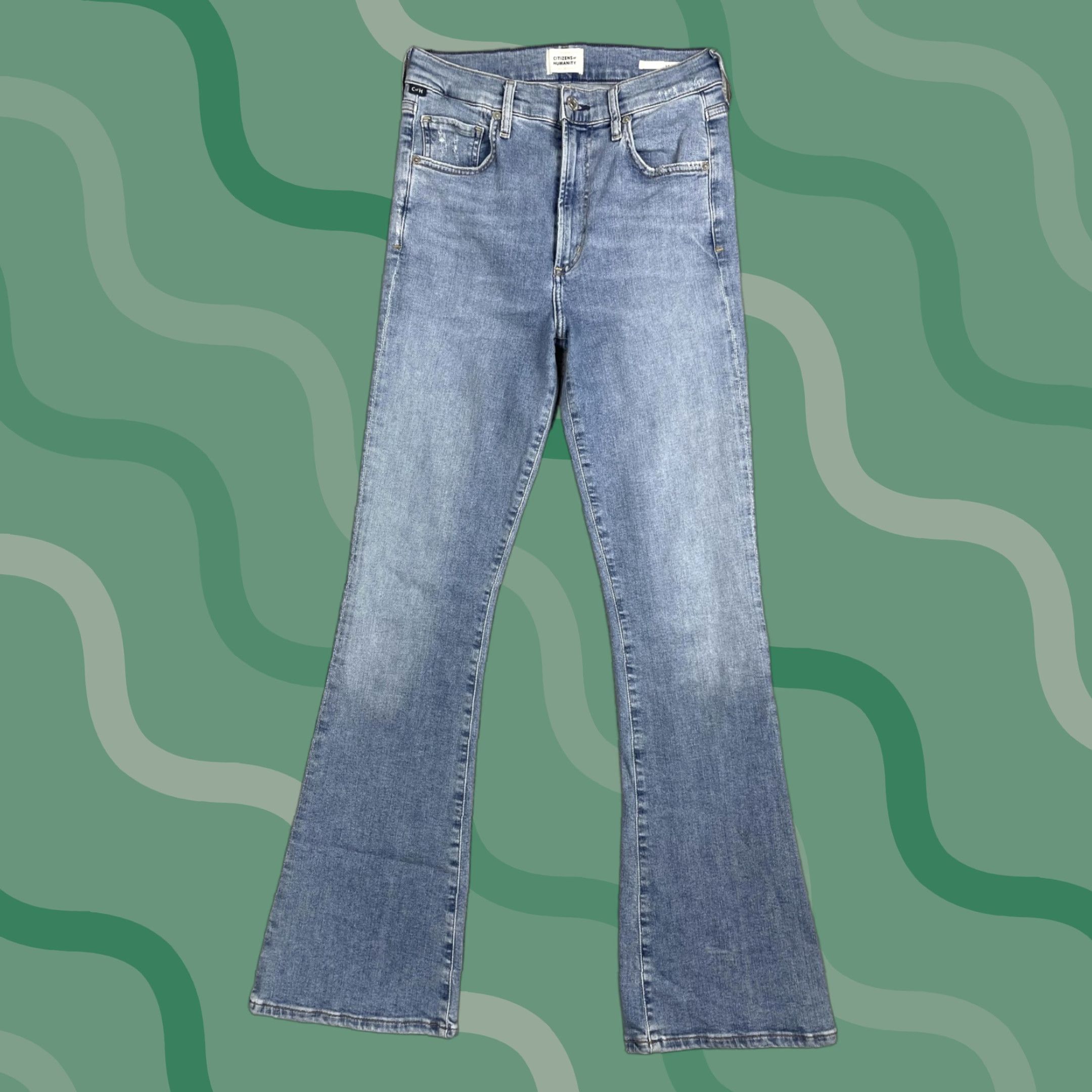 Citizens of Humanity Jeans Womens 27 Blue Lilah High Rise Bootcut Stretch Denim Womens