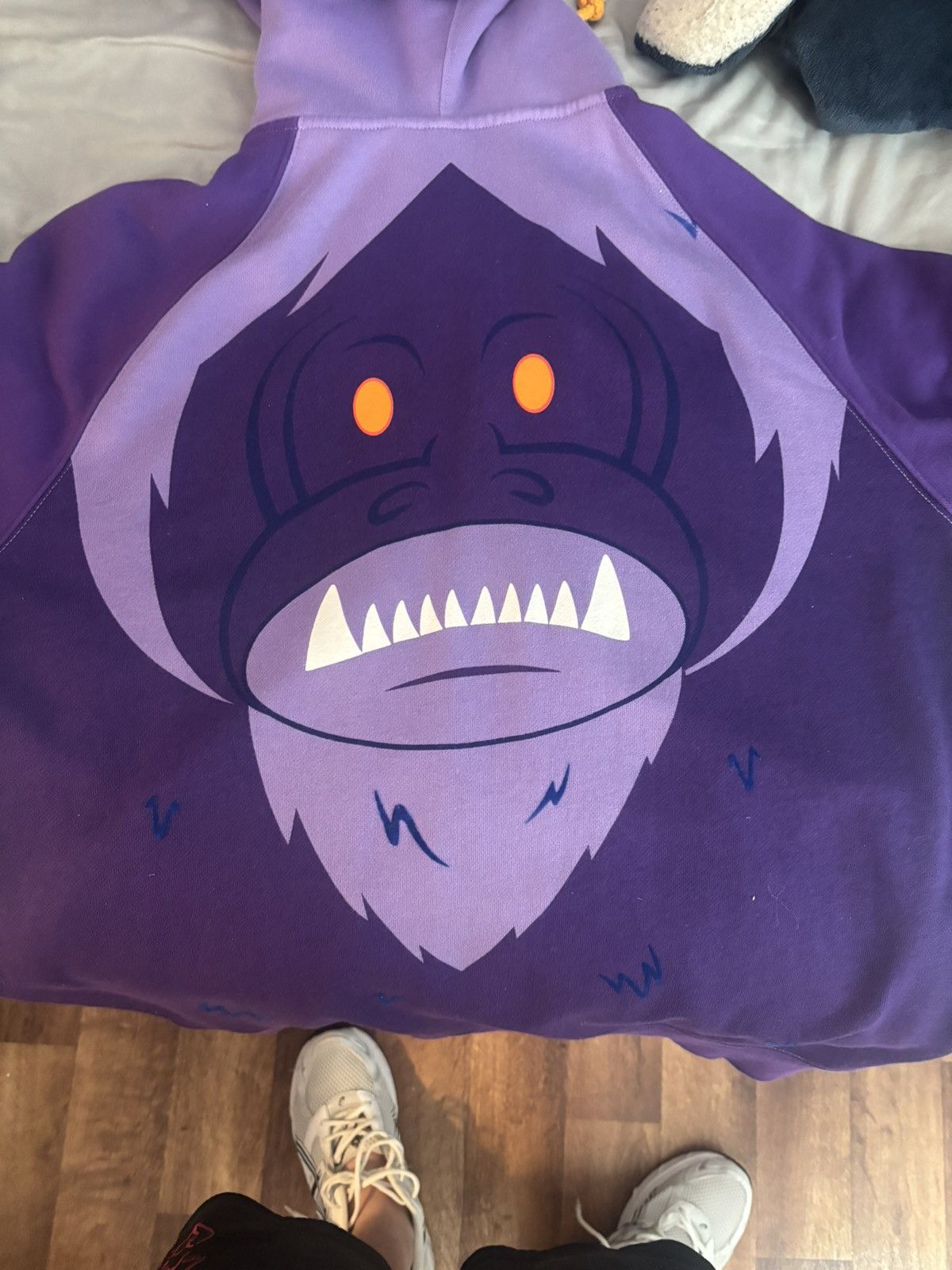 Kid Robot Kidrobot purple gorilla hoodie Size US L / EU 52-54 / 3 - 3 Thumbnail