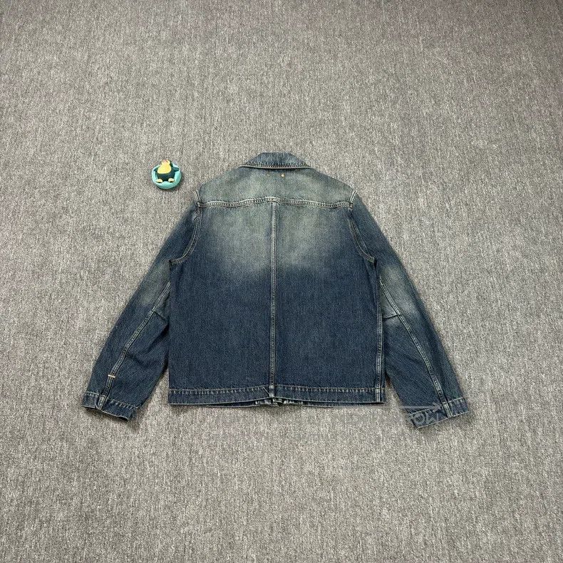 Louis Vuitton Louis Vuitton Dark blue lumberjack denim jacket Size US M / EU 48-50 / 2 - 2 Thumbnail